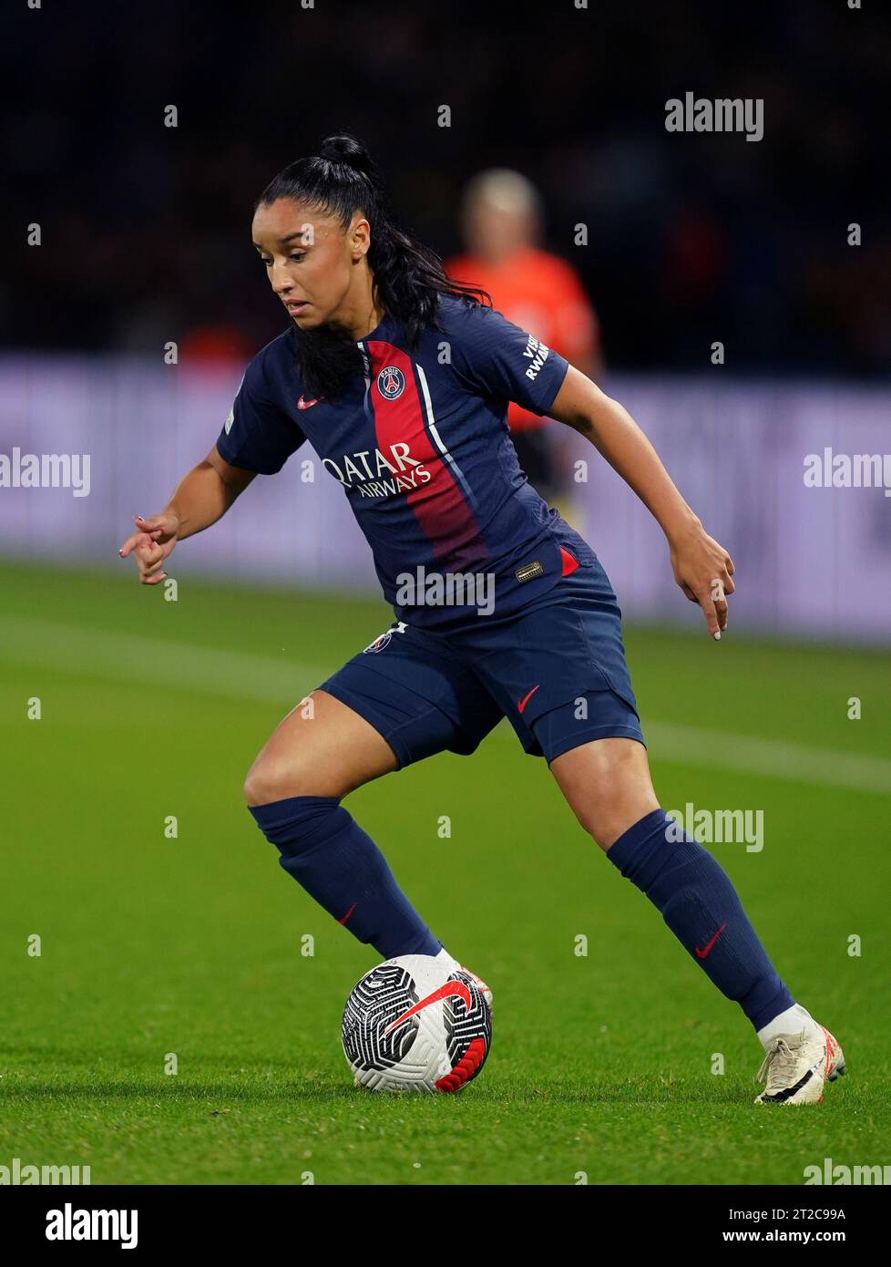 Paris Saint Germain s Sakina Karchaoui During The UEFA Women s Paris Saint Germain s Sakina Karchaoui During The UEFA Women s