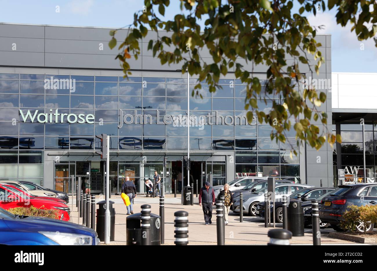 Waitrose store, Futura park, Crane Boulevard, Ipswich, Suffolk, England, United Kingdom Stock Photo