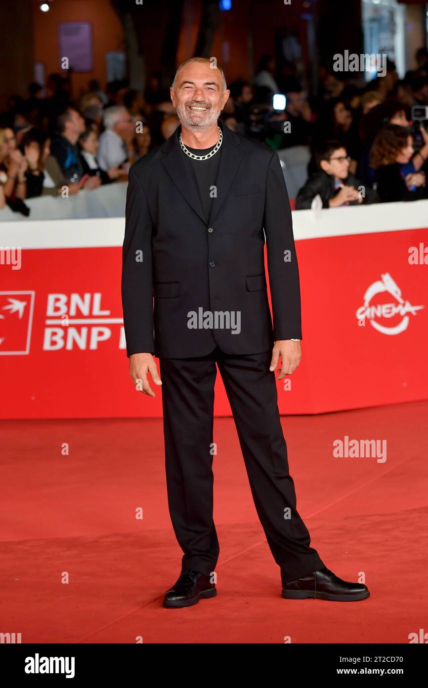 Rome, Italy. 18th Oct, 2023. Rome, Rome Film Fest 2023. Rome Film Festival. Red Carpet film There's Still Tomorrow. Pictured : Raffaele 'Lele' Vannoli Credit: Independent Photo Agency/Alamy Live News Stock Photo