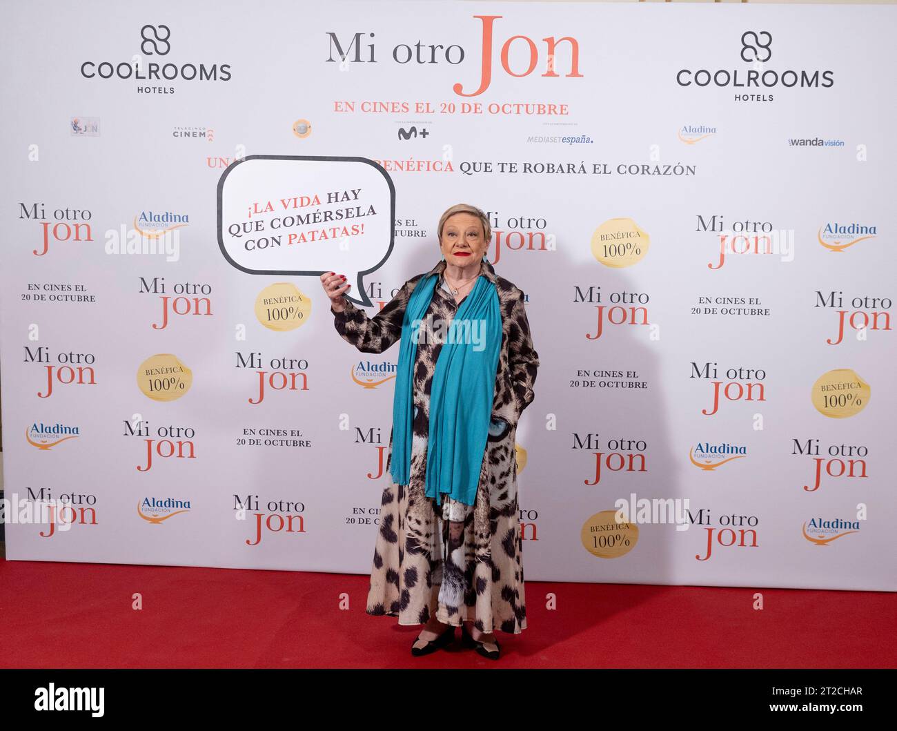 Madrid, Spain. 18th Oct, 2023. Marisol Ayuso attends the Mi Otro Jon Photocall in Madrid. (Photo by Nacho Lopez/SOPA Images/Sipa USA) Credit: Sipa USA/Alamy Live News Stock Photo