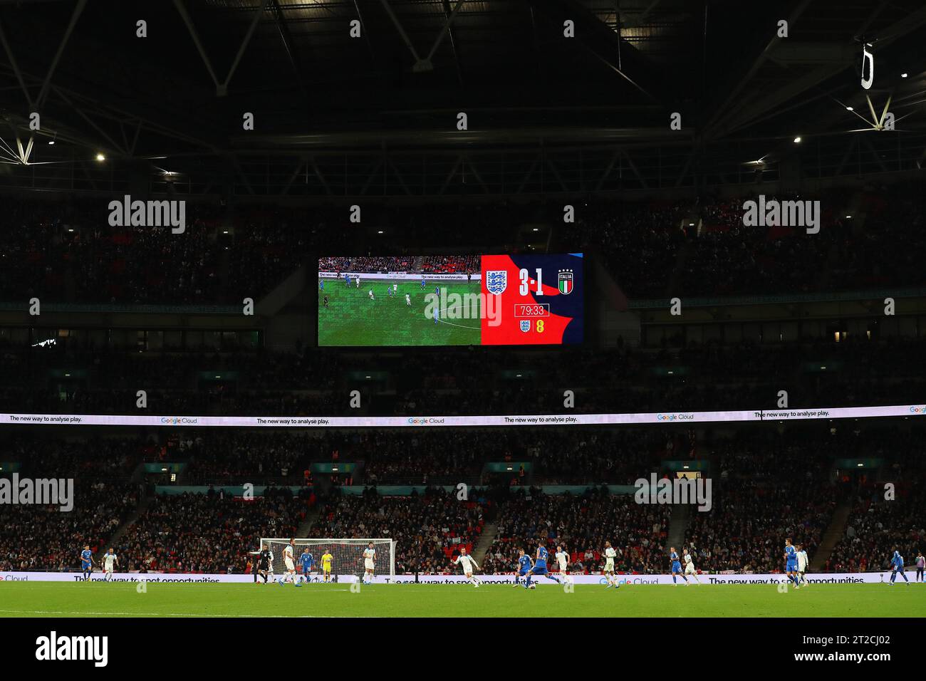 London, UK. 17th Oct, 2023. A general view during the game with