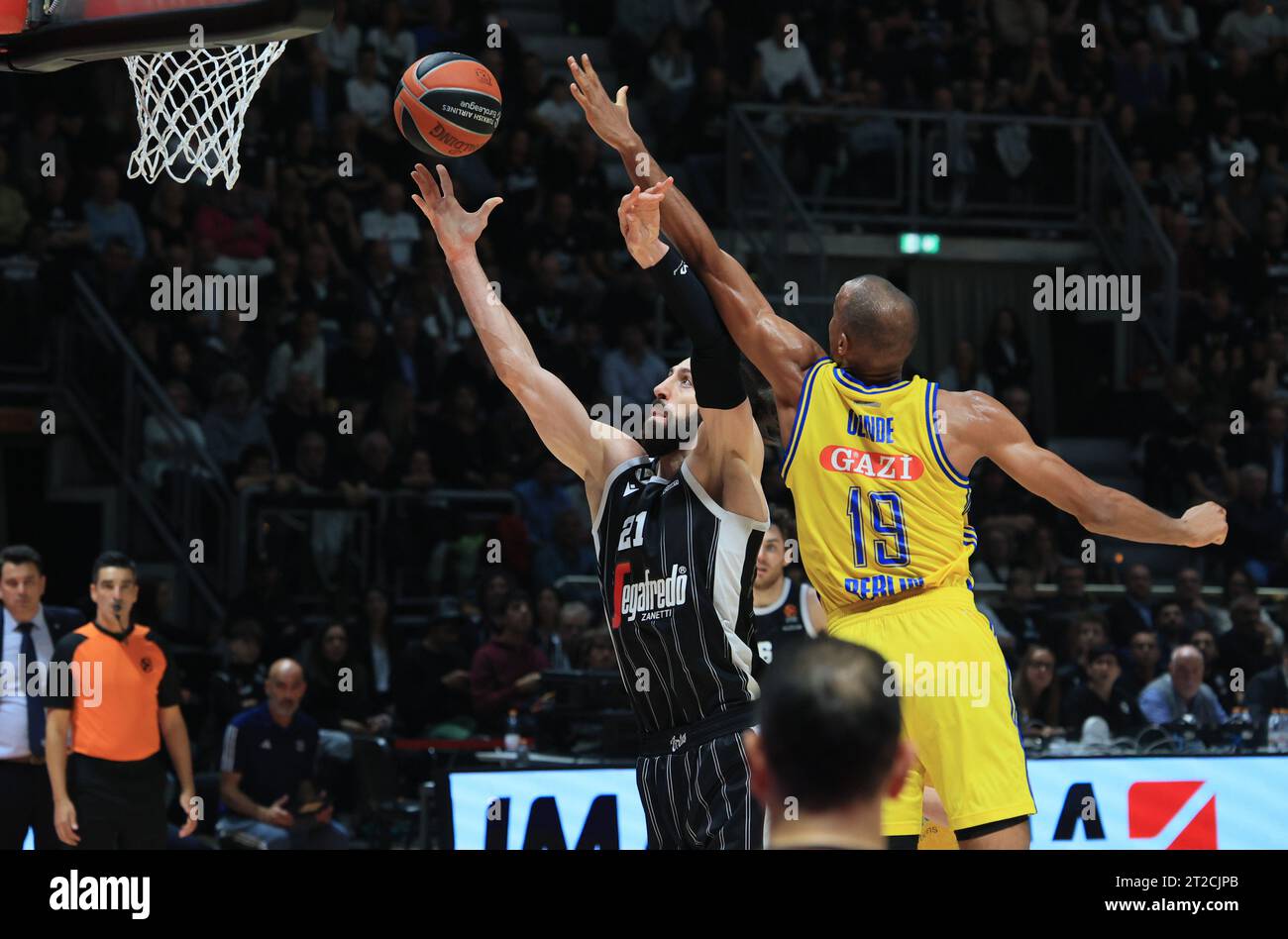 Bologna, Italy. 18th Oct, 2023. Tornike Shengelia (Segafredo Virtus