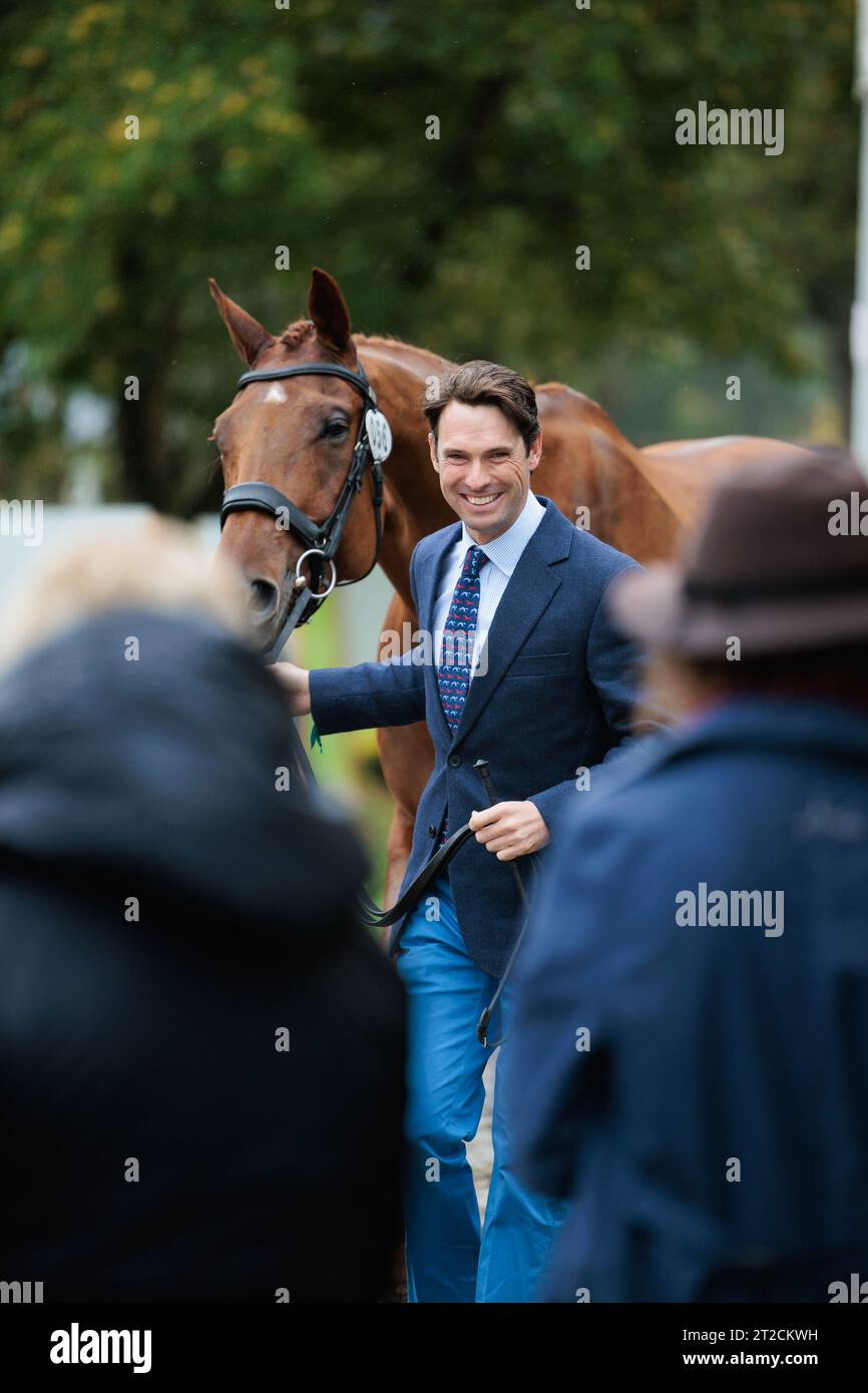 Harry MEADE of Great Britain with Amiro Island during the first horse ...