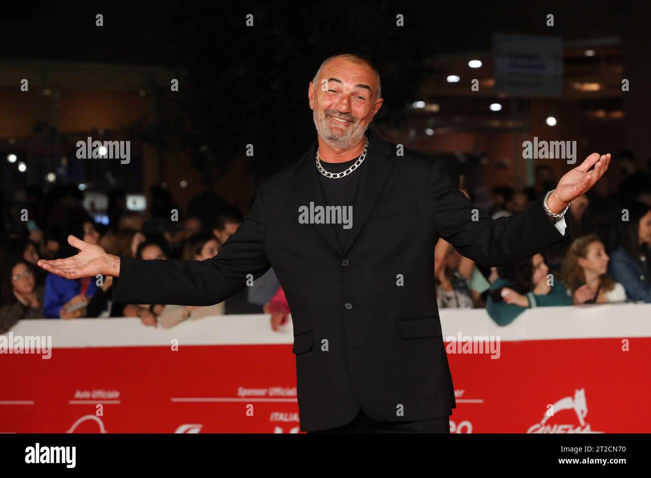 Rome, Italy. 18th Oct, 2023. Rome, Rome Film Fest 2023. Rome Film Festival. Red carpet film 'There is still tomorrow'. Pictured: Lele Vannoli Credit: Independent Photo Agency/Alamy Live News Stock Photo