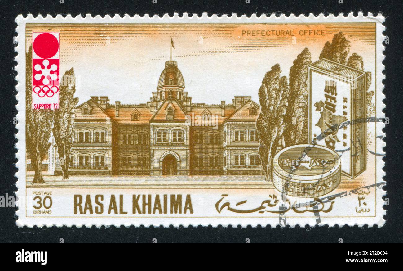 RAS AL KHAIMA CIRCA 1972 stamp printed by Ras al Khaima, shows