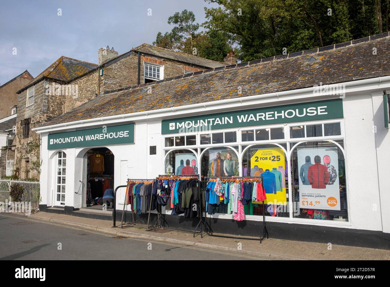 Mountain Warehouse retail store shop selling outdoor clothing and