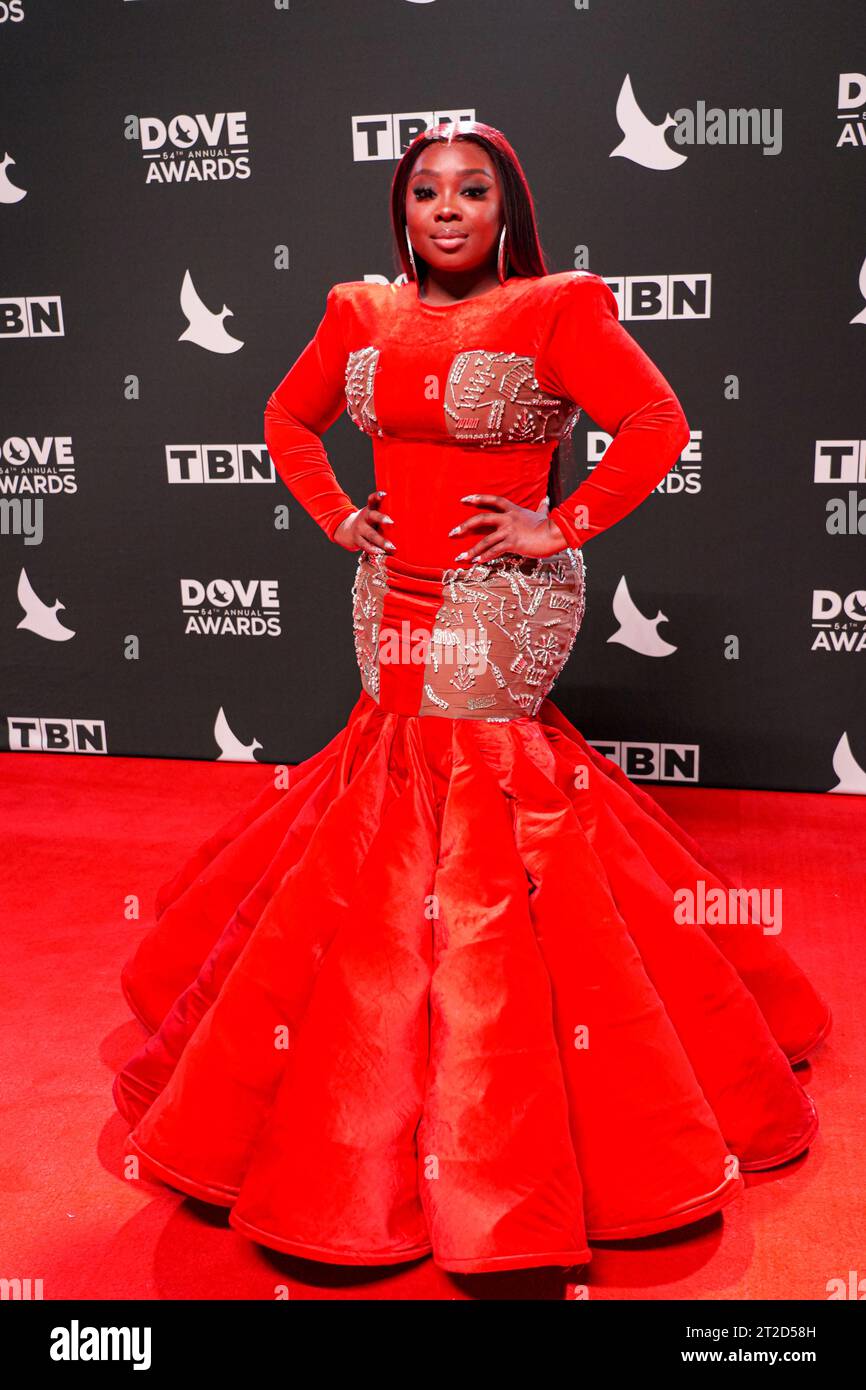 Nashville, Tennessee, USA, October 17, 2023. Jekalyn Carr On the red ...