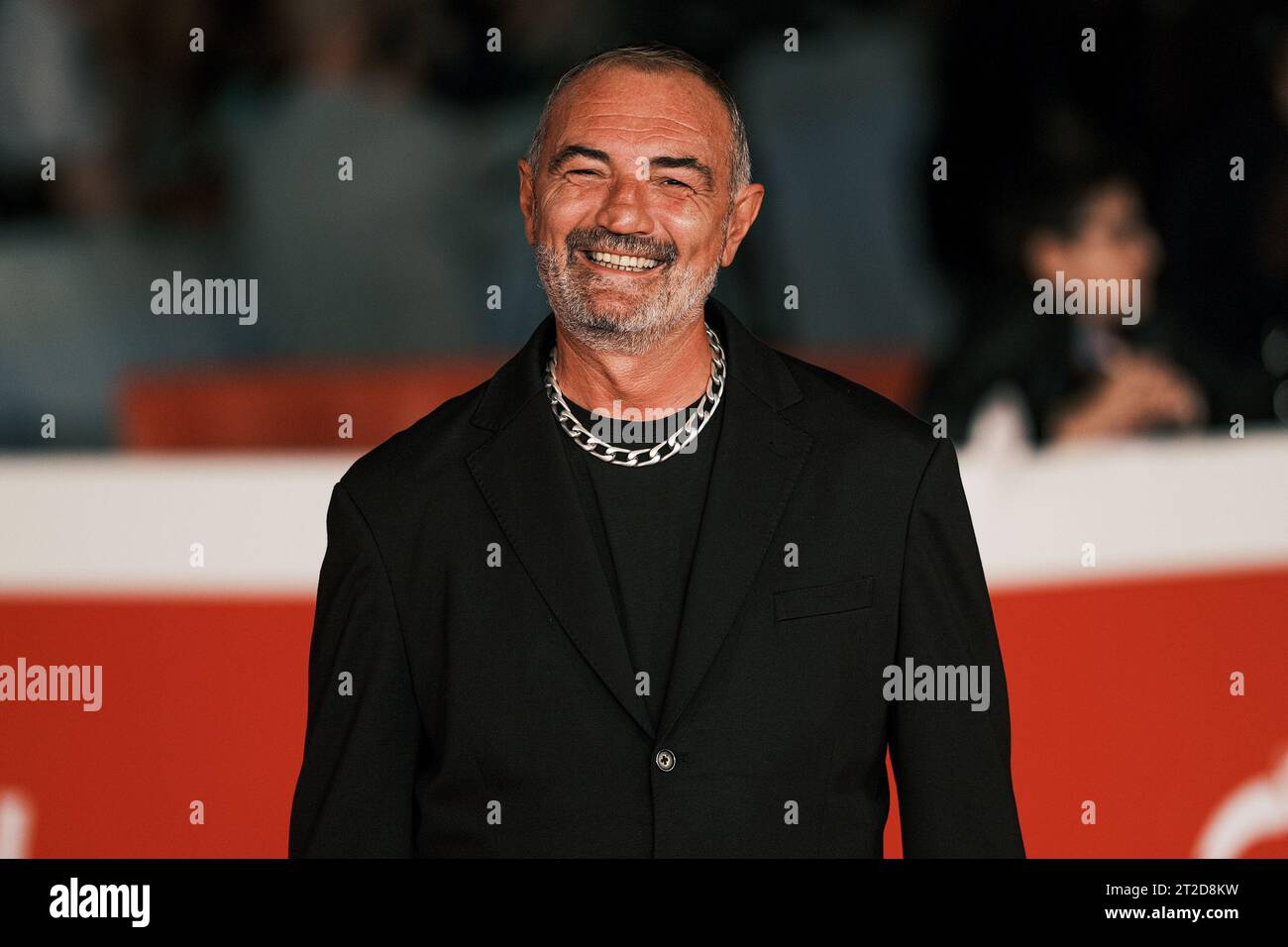 Rome, Italy. 18th Oct, 2023. Lele Vannoli attends a red carpet for the movie 'C'è Ancora Domani' during the 18th Rome Film Festival at Auditorium Parco Della Musica in Rome. Credit: SOPA Images Limited/Alamy Live News Stock Photo