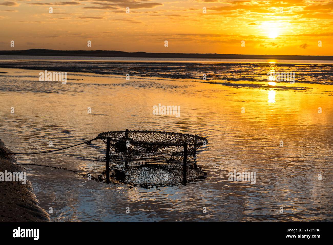 Crab pot, Alva Lynchs Beach, attraction in Queensland Stock Photo Alamy