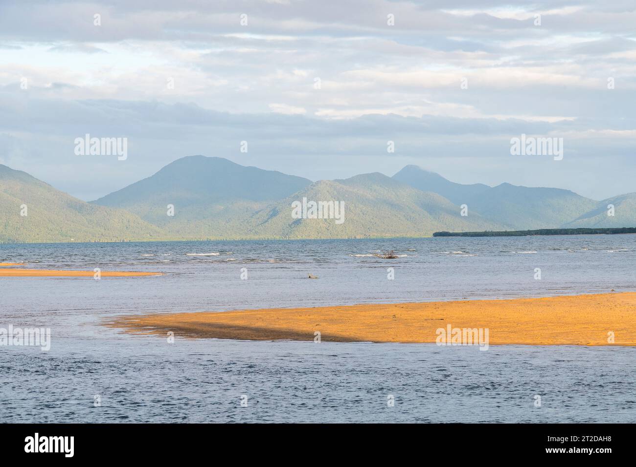 Yorkeys Knob beach, Yorkeys Knob, Cairns, Queensland, Australia Stock