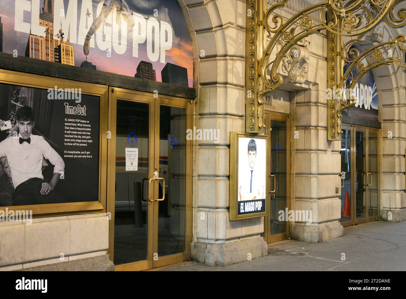The Ethel Barrymore Theater where Nothing is Impossible by the Pop Wizard is performed in Manhattan, New York, USA Stock Photo