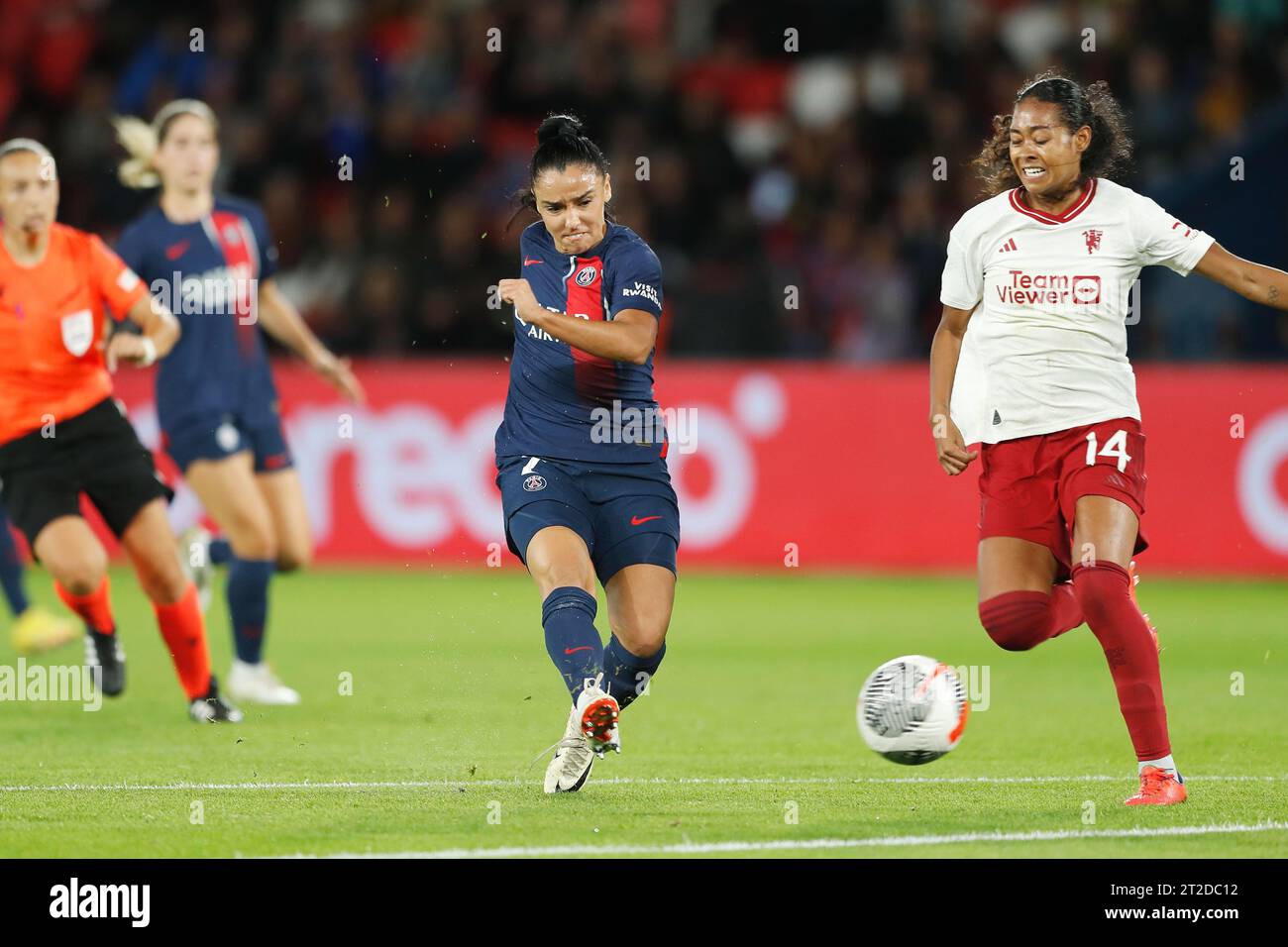 Paris, France. 18th Oct, 2023. Sakina Karchaoui (PSG) Football/Soccer UEFA Women's Champions