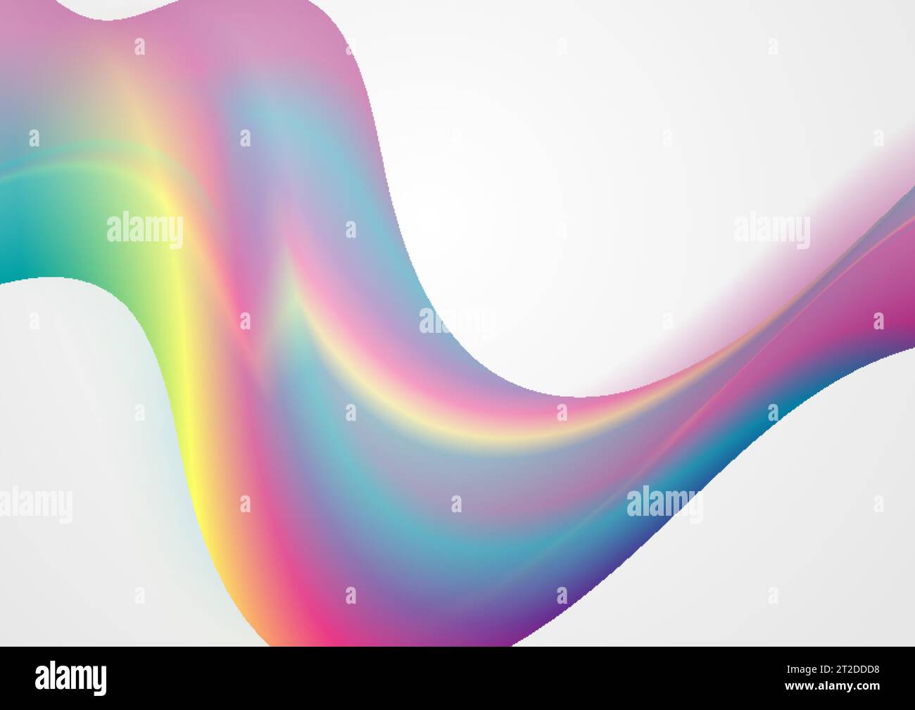 Colorful holographic abstract liquid waves futuristic background ...
