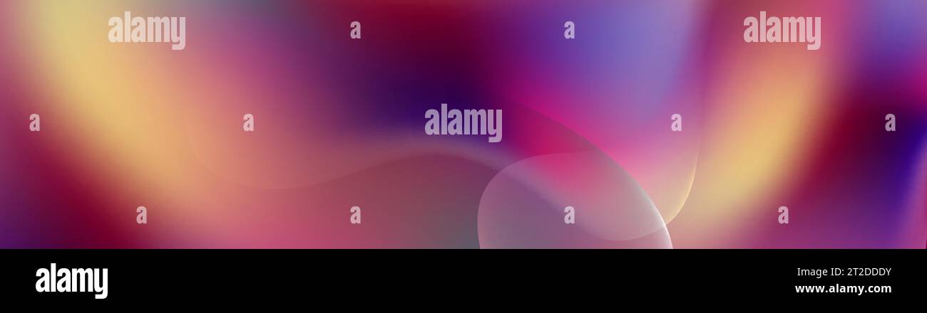 Colorful smooth liquid waves abstract background. Vector banner design Stock Vector
