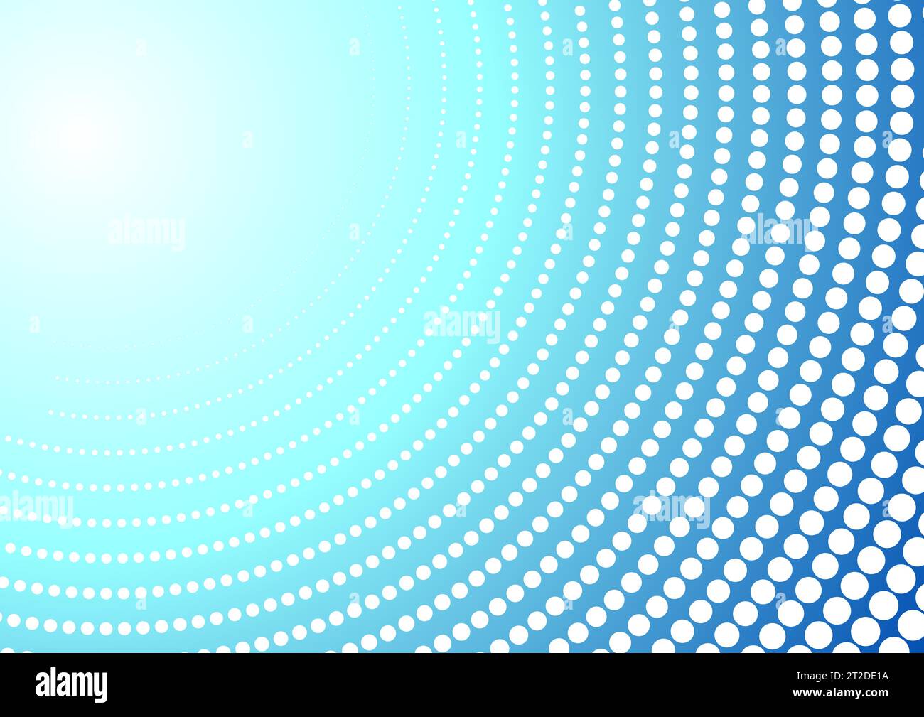 Abstract blue minimal dotted circles futuristic background. Vector ...