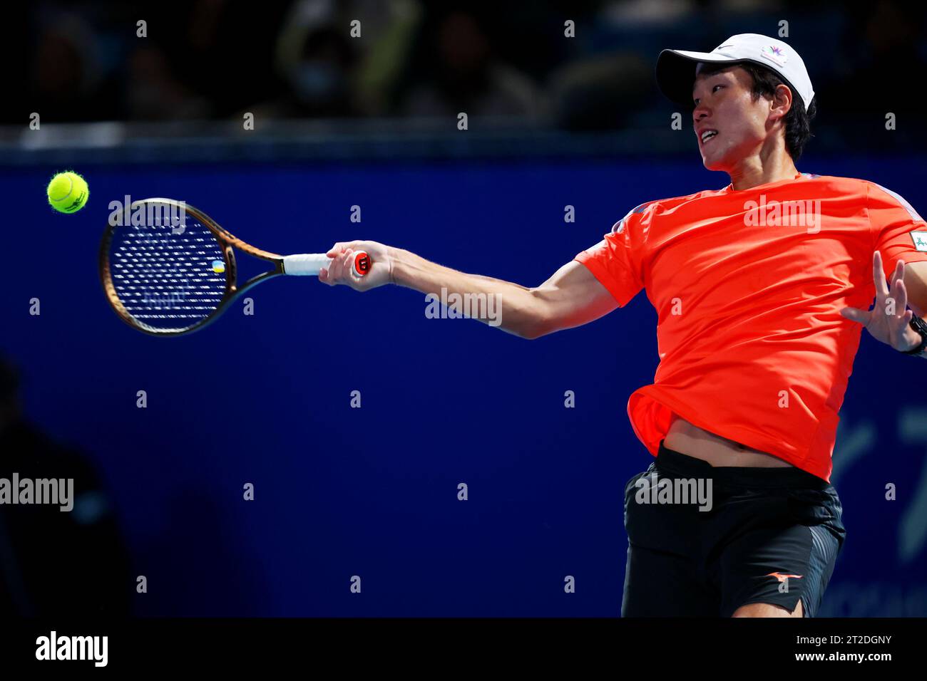 Masamichi Imamura (JPN),  OCTOBER 18, 2023 - Tennis : Kinoshita Group Japan Open Tennis Championships 2023  Men's Doubles 1st Round  at Ariake Coliseum, Tokyo, Japan.  (Photo by Naoki Nishimura/AFLO SPORT) Credit: Aflo Co. Ltd./Alamy Live News Stock Photo