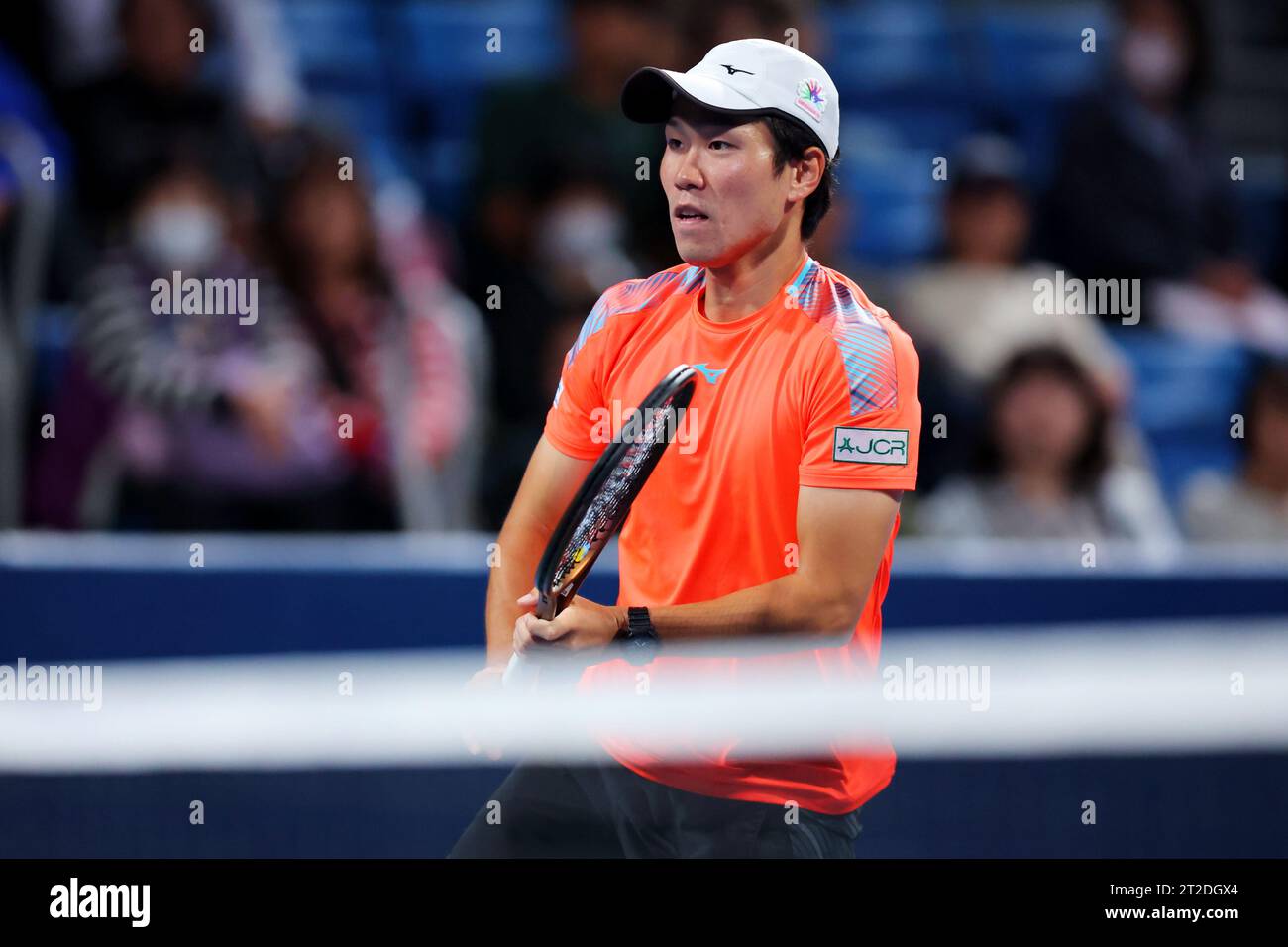 Ariake Coliseum, Tokyo, Japan. 18th Oct, 2023. Masamichi Imamura (JPN), OCTOBER 18, 2023 - Tennis : Kinoshita Group Japan Open Tennis Championships 2023 Men's Doubles 1st Round at Ariake Coliseum, Tokyo, Japan. Credit: Naoki Nishimura/AFLO SPORT/Alamy Live News Stock Photo