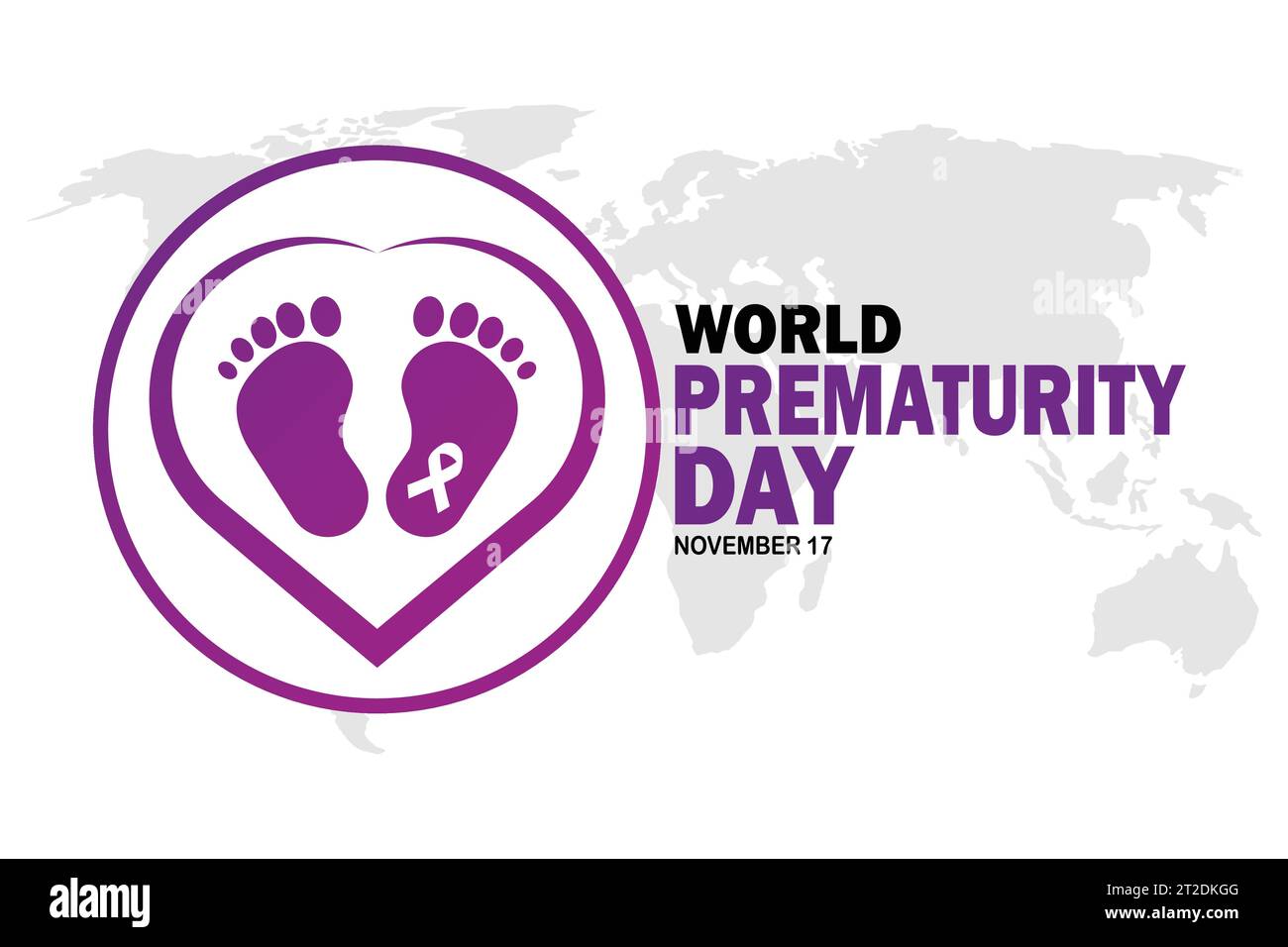 World Prematurity Day Vector illustration. November 17.Suitable for greeting card, poster and banner Stock Vector