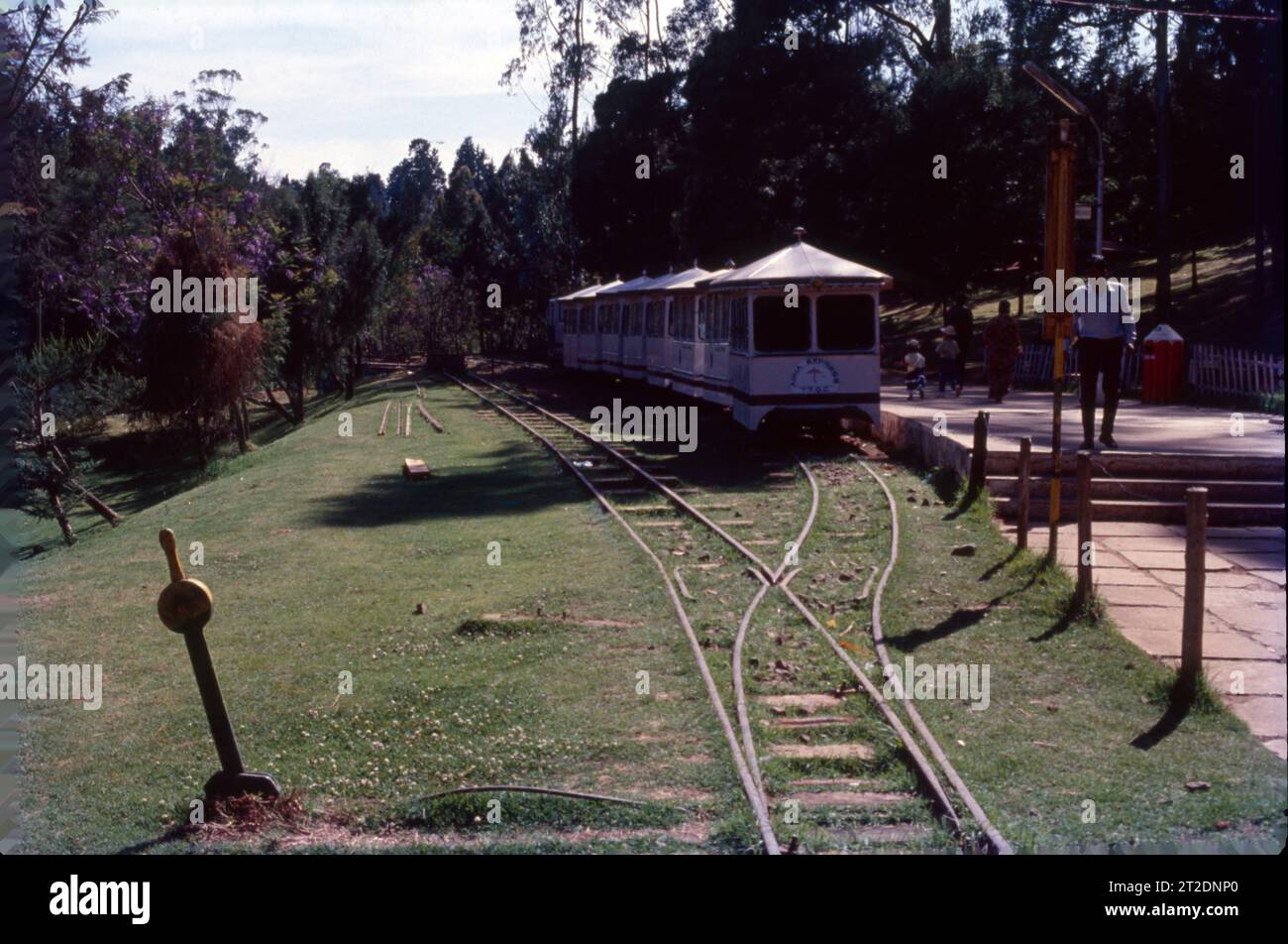 Joy Ride in Toy Train, India Stock Photo Alamy