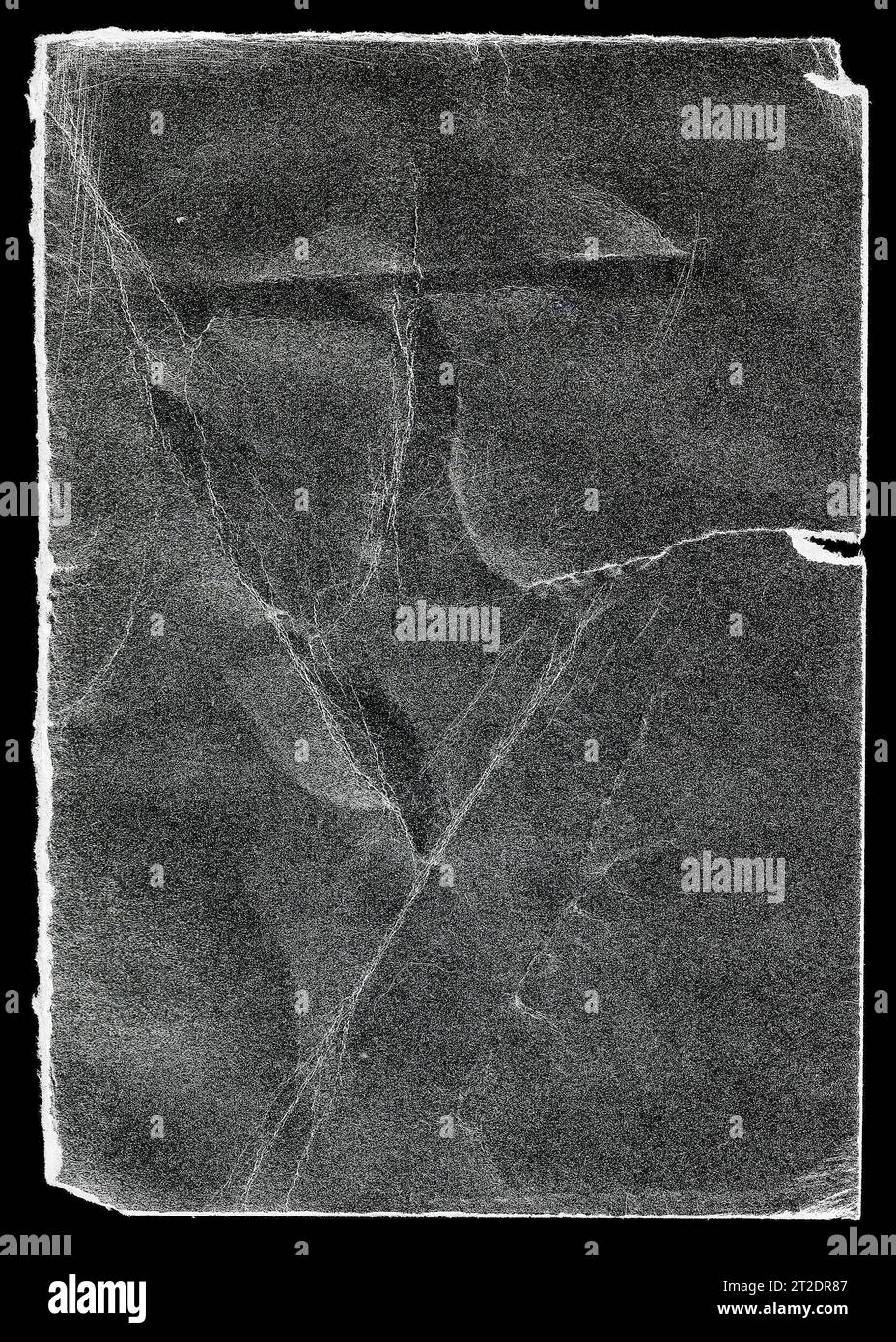 Texture of old surface on black background with white scratches, stamp texture with effect grunge, damaged, noise effects dirty overlays multiply Stock Photo