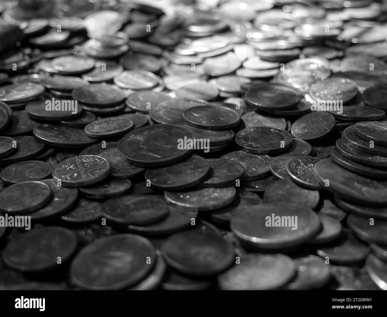 American money pile Black and White Stock Photos & Images - Alamy