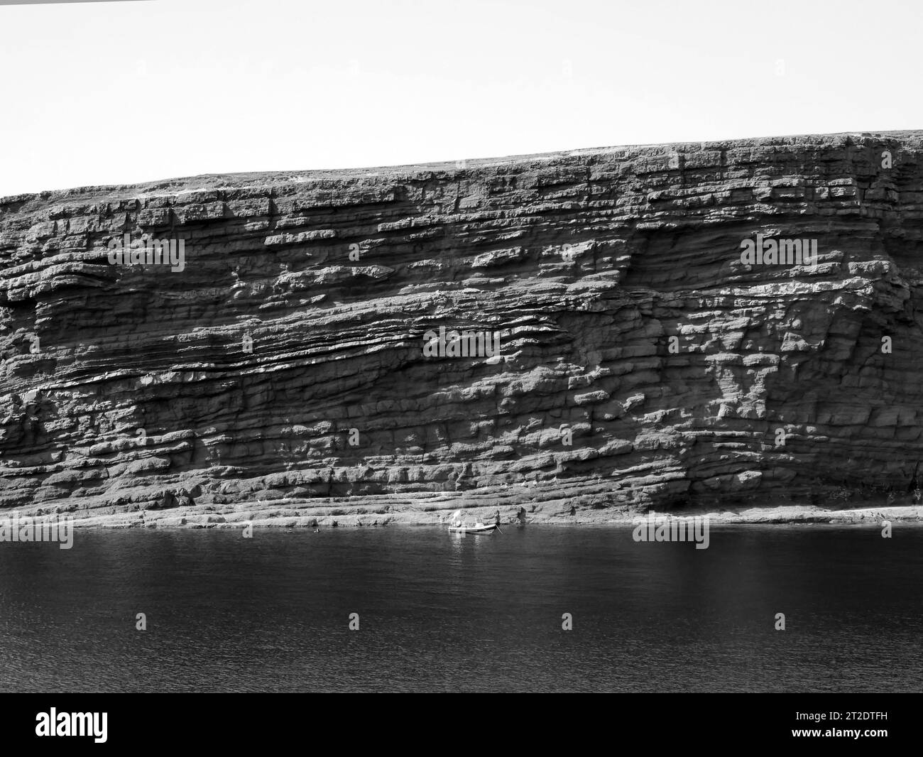 Cliffs and the Atlantic ocean background, rocks and laguna, beauty in