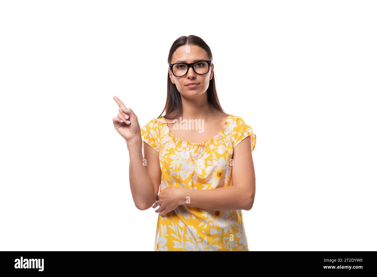 Mockup black woman thinking hi-res stock photography and images - Alamy