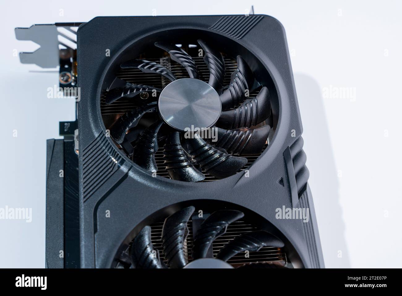 a modern powerful gaming graphics card for a computer with three fans