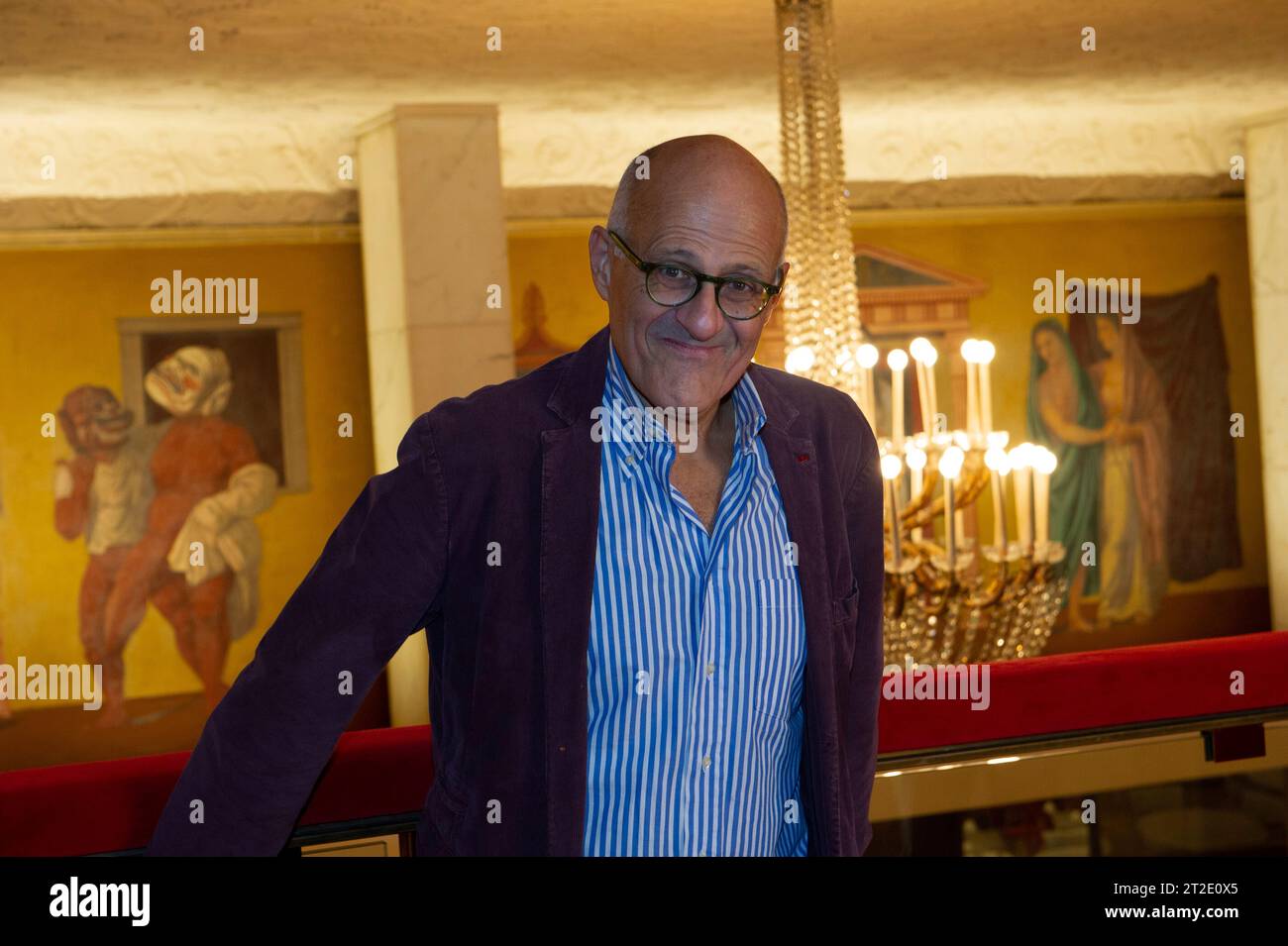 16 November 2023 Italy, Milan, Photocall at the Teatro Manzoni in Milan for the performance of 'Witness for the Prosecution'. In the photo: Paolo Trie Stock Photo