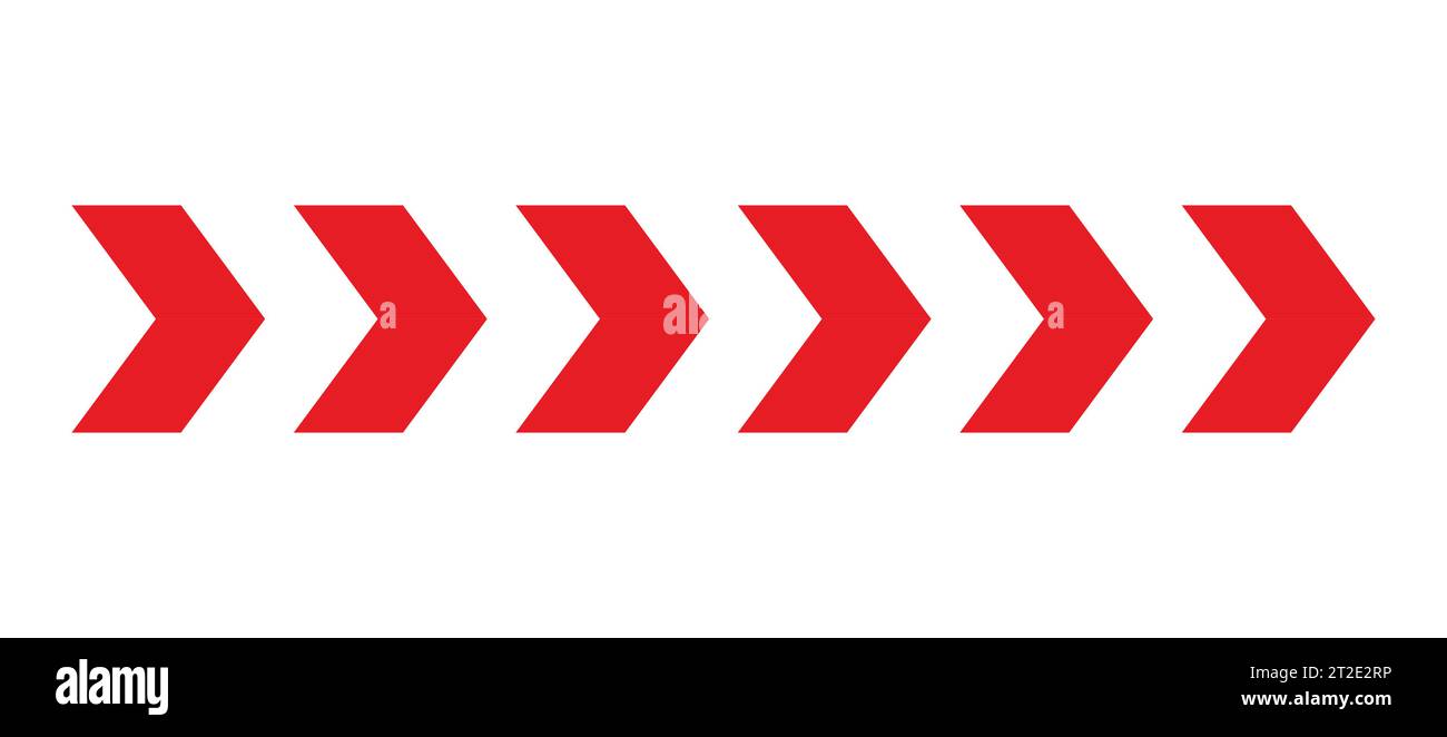 新品 Made in USA ハイウェイトラフィックサイン Chevron Chevron sign on road hi-res stock photography and images - Alamy