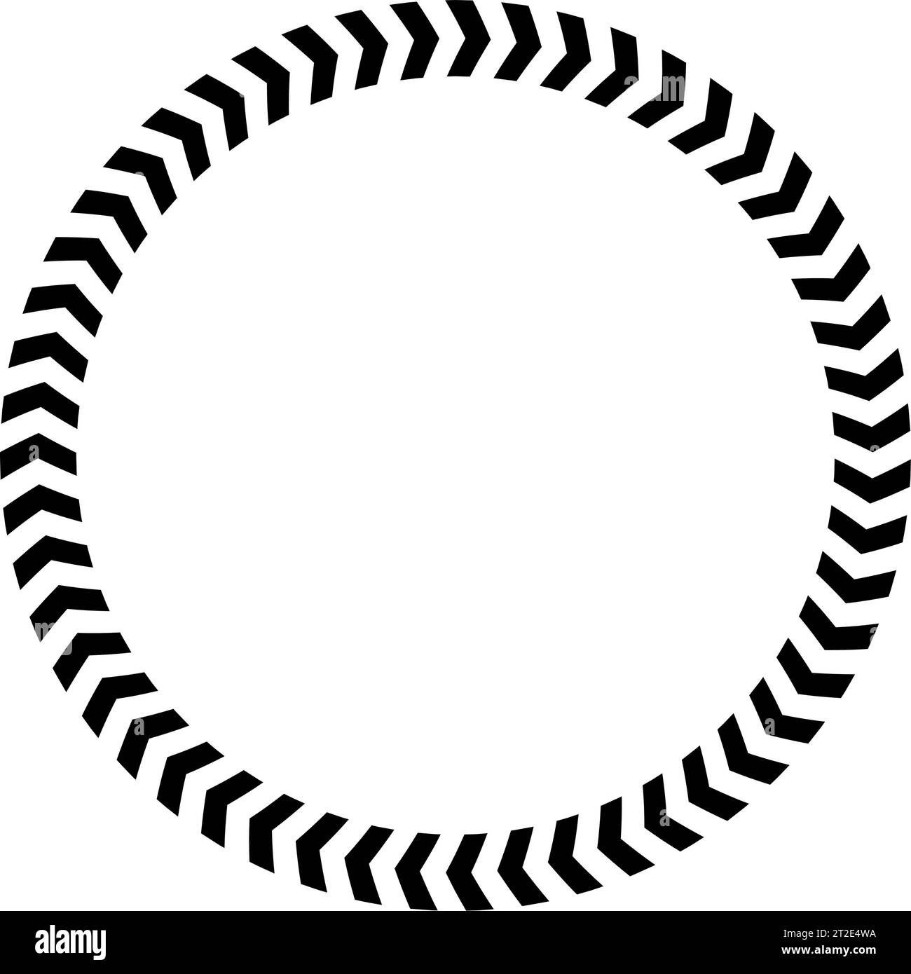 Chevron circle arrow icon. Round arrow frame. Vector illustration Stock ...