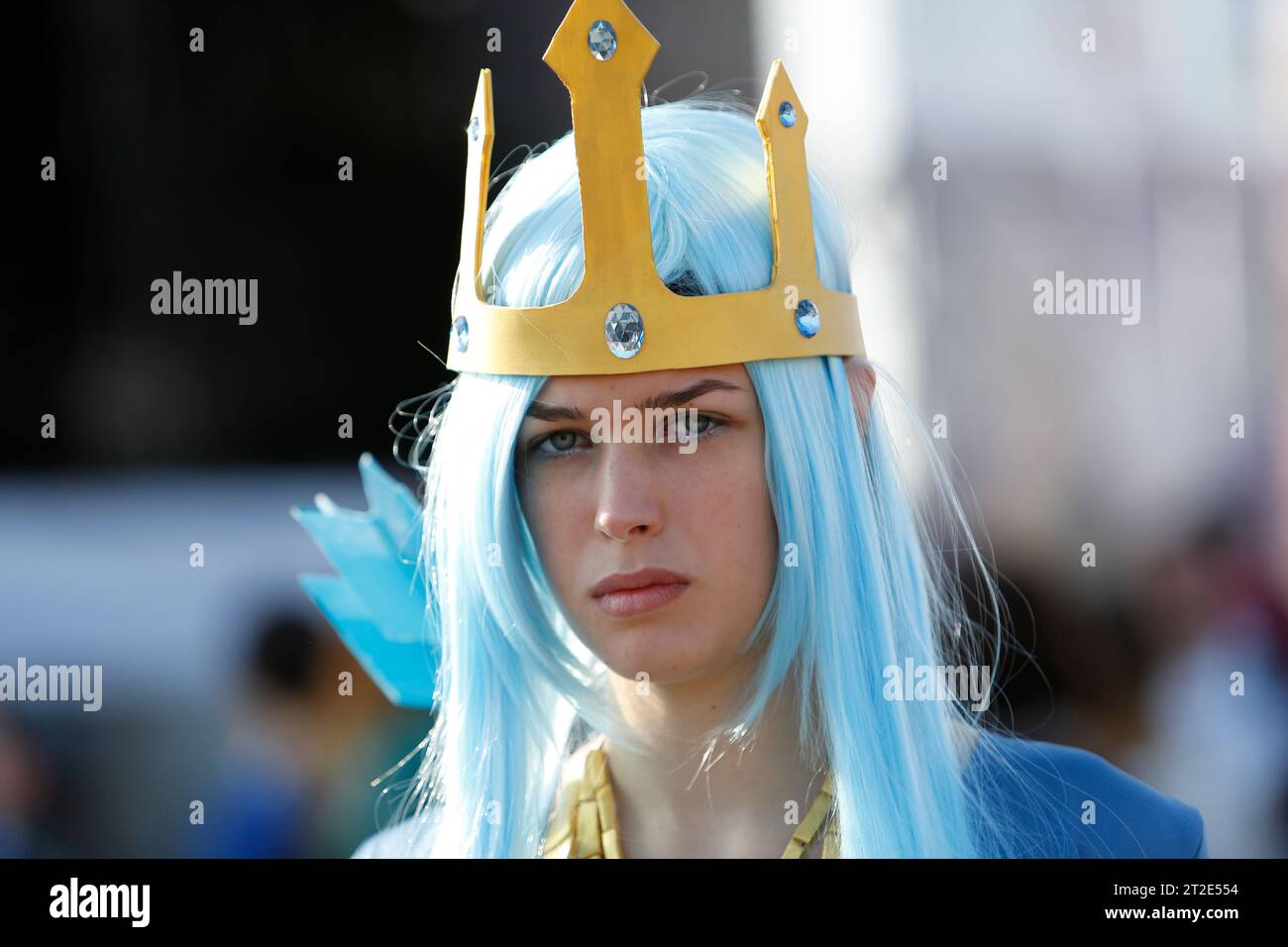Lucca, Italy - 2018 10 31 : Lucca Comics free cosplay event around city princess. High quality photo Stock Photo