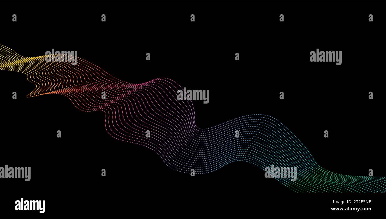 Deep data as part of big data. Point wave ui hud. Glow multicolor in ...