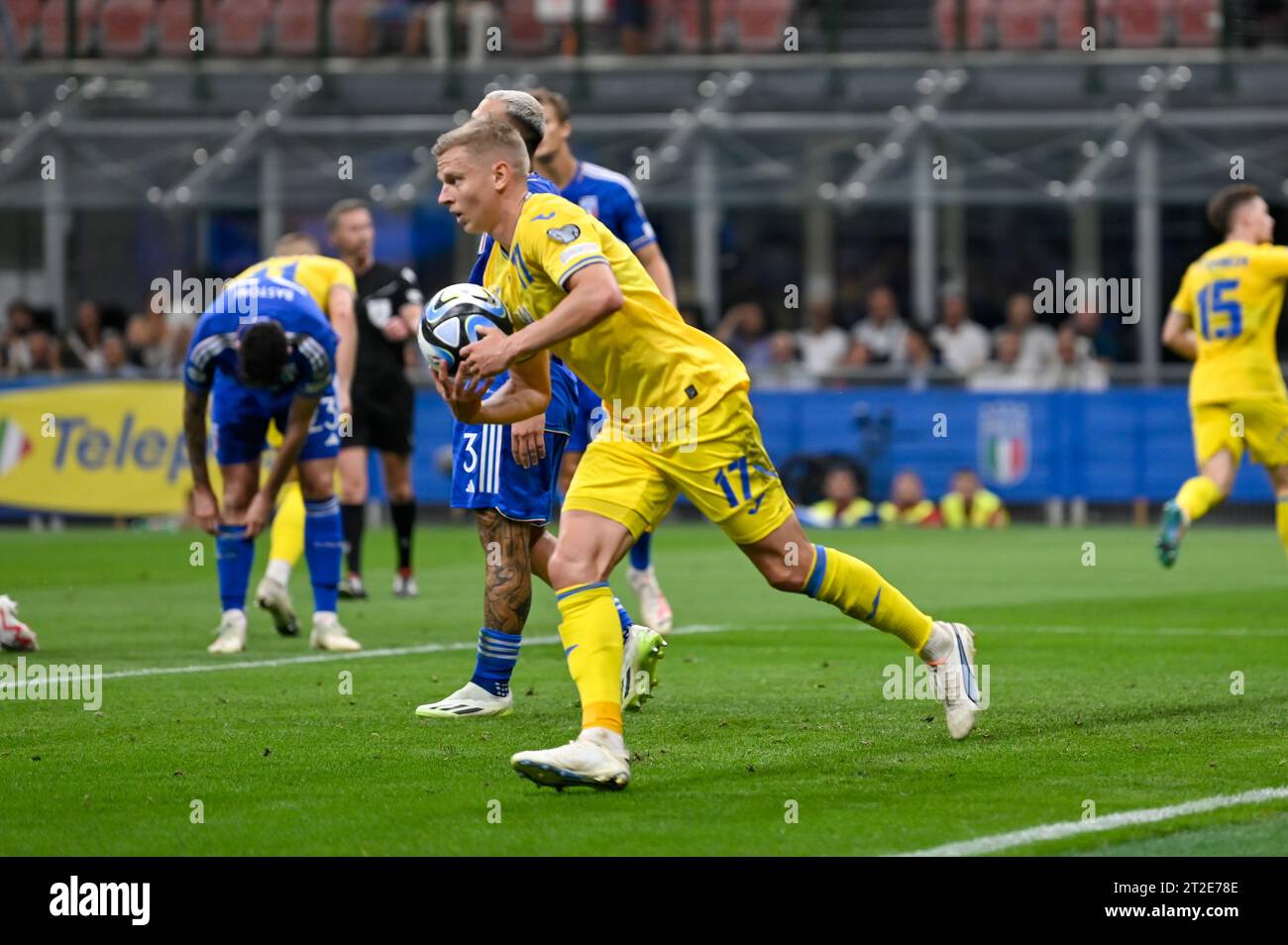 Ukraineâ€™s Oleksandr Zinchenko celebrates after scoring a goal 21