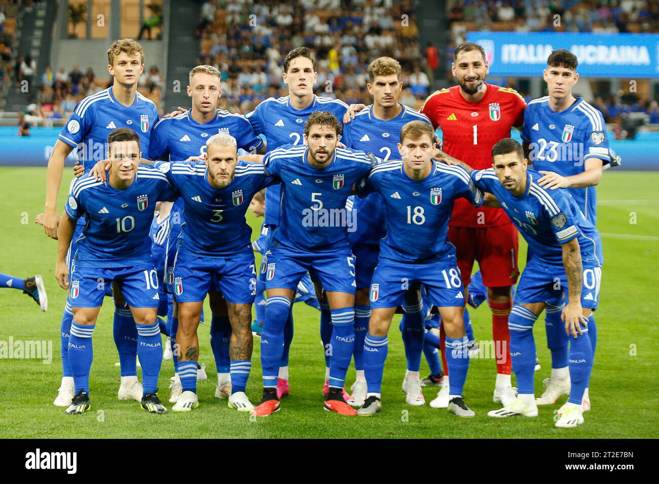 Italy for team photo lined up during UEFA Euro 2024 European