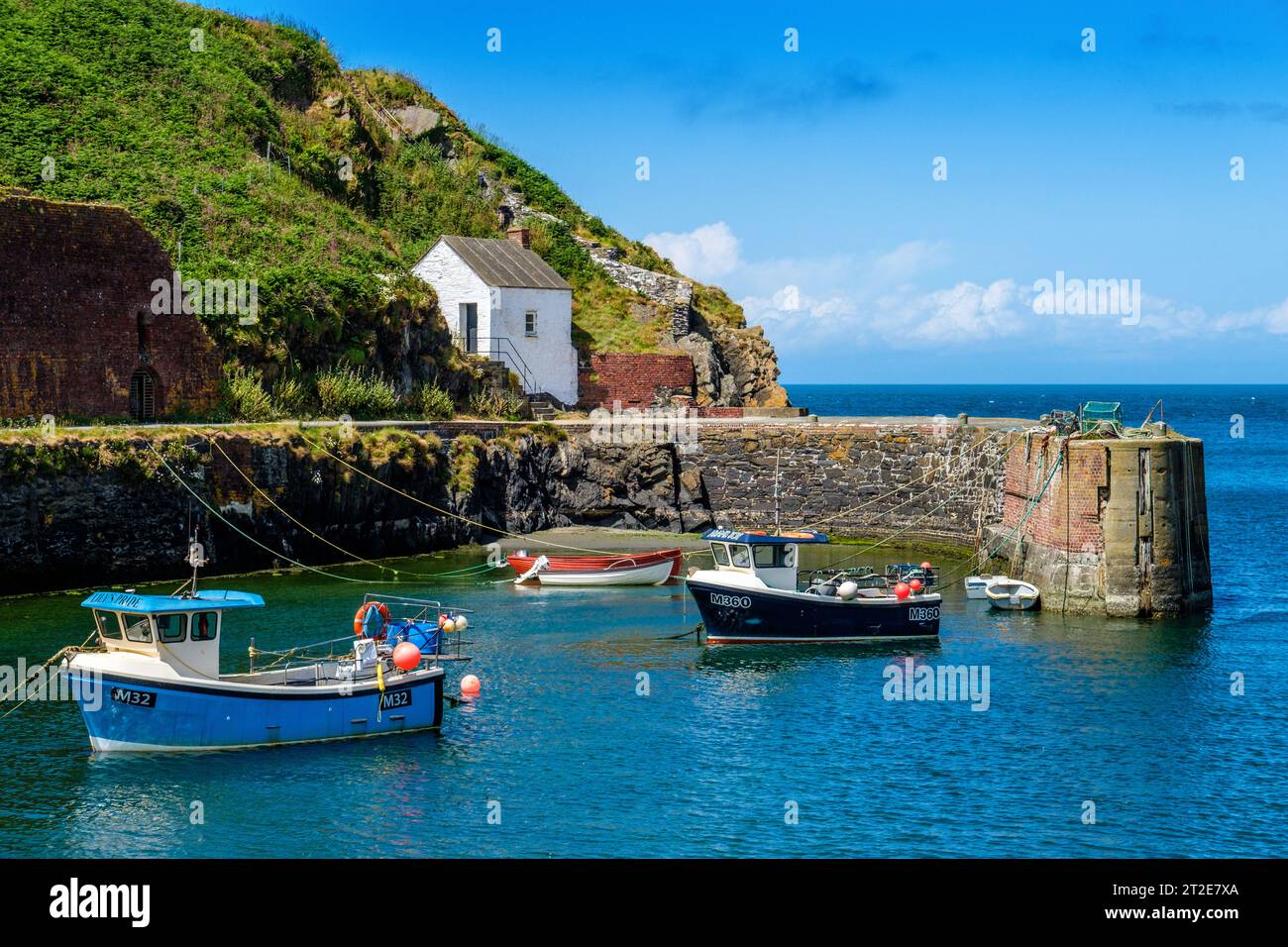 Porth Gain on the Pembrokeshire coast, West Wales, UK Stock Photo