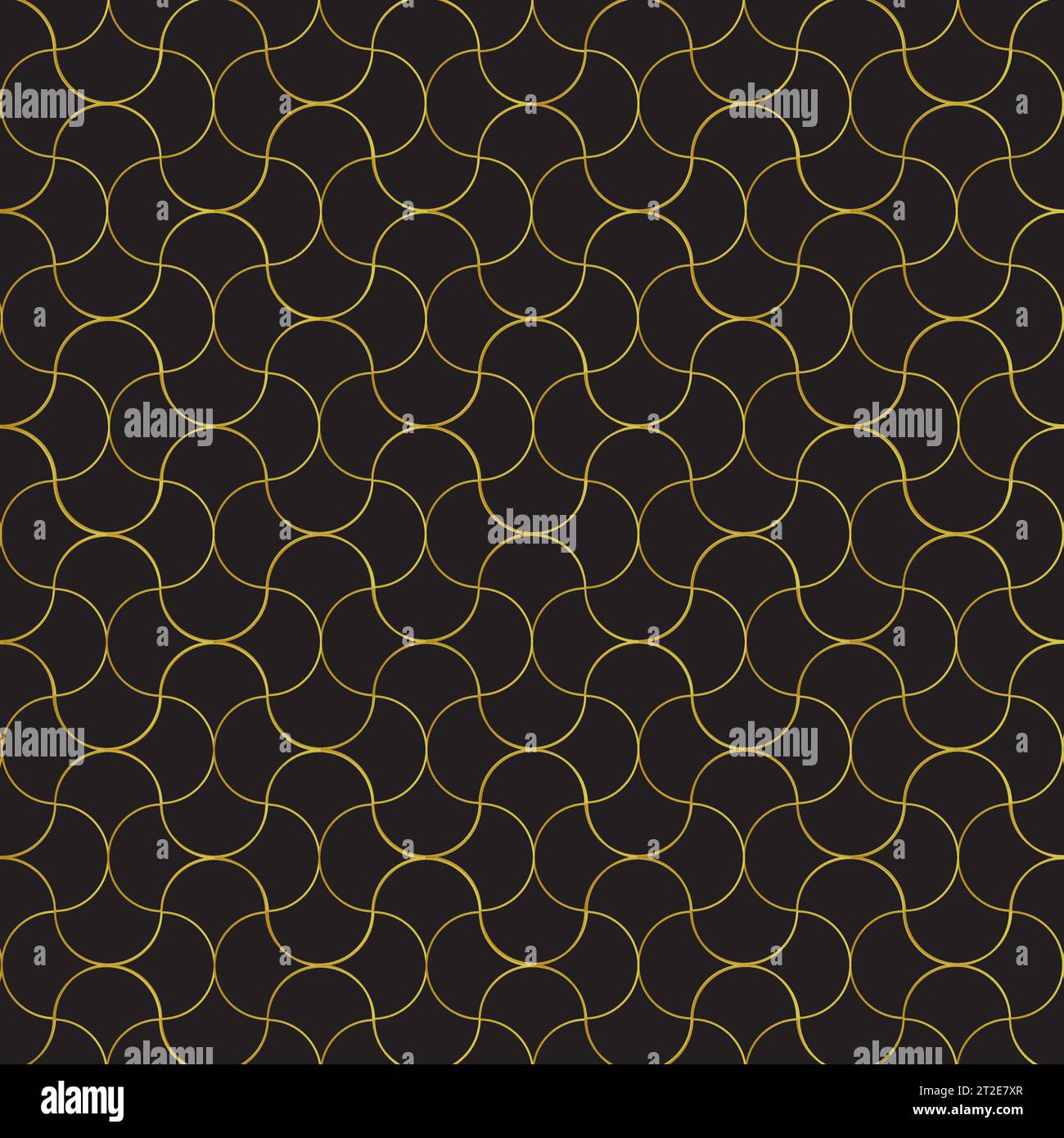 Ornament seamless geometric pattern. Gold linear pattern. Wallpapers for your design. Vector illustration. Stock Vector