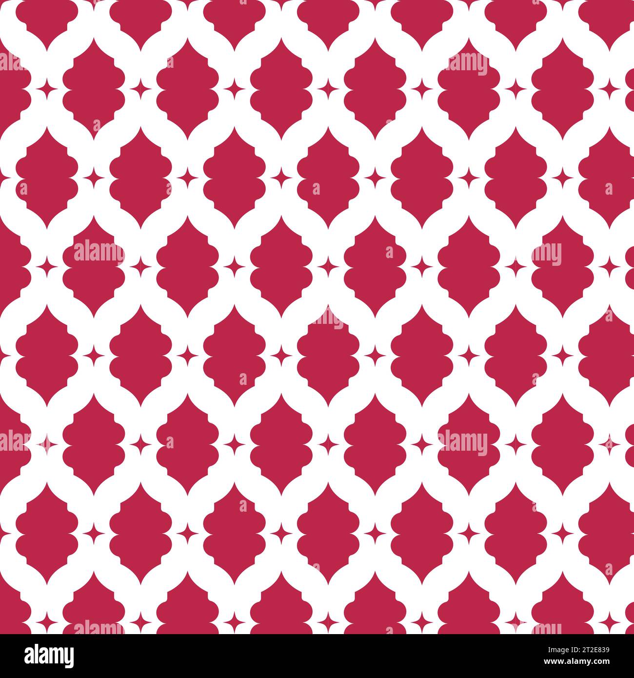 Ornament seamless geometric pattern. Viva Magenta pattern. Wallpapers for your design. Vector illustration. Stock Vector