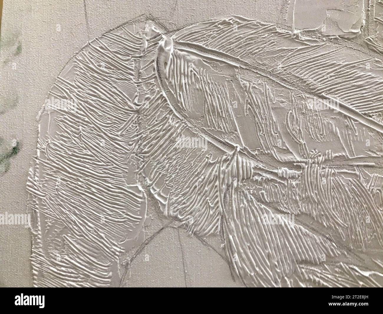 Structured white-gray-scarlet background background-volumetric paint, papier-mache effect. Stock Photo