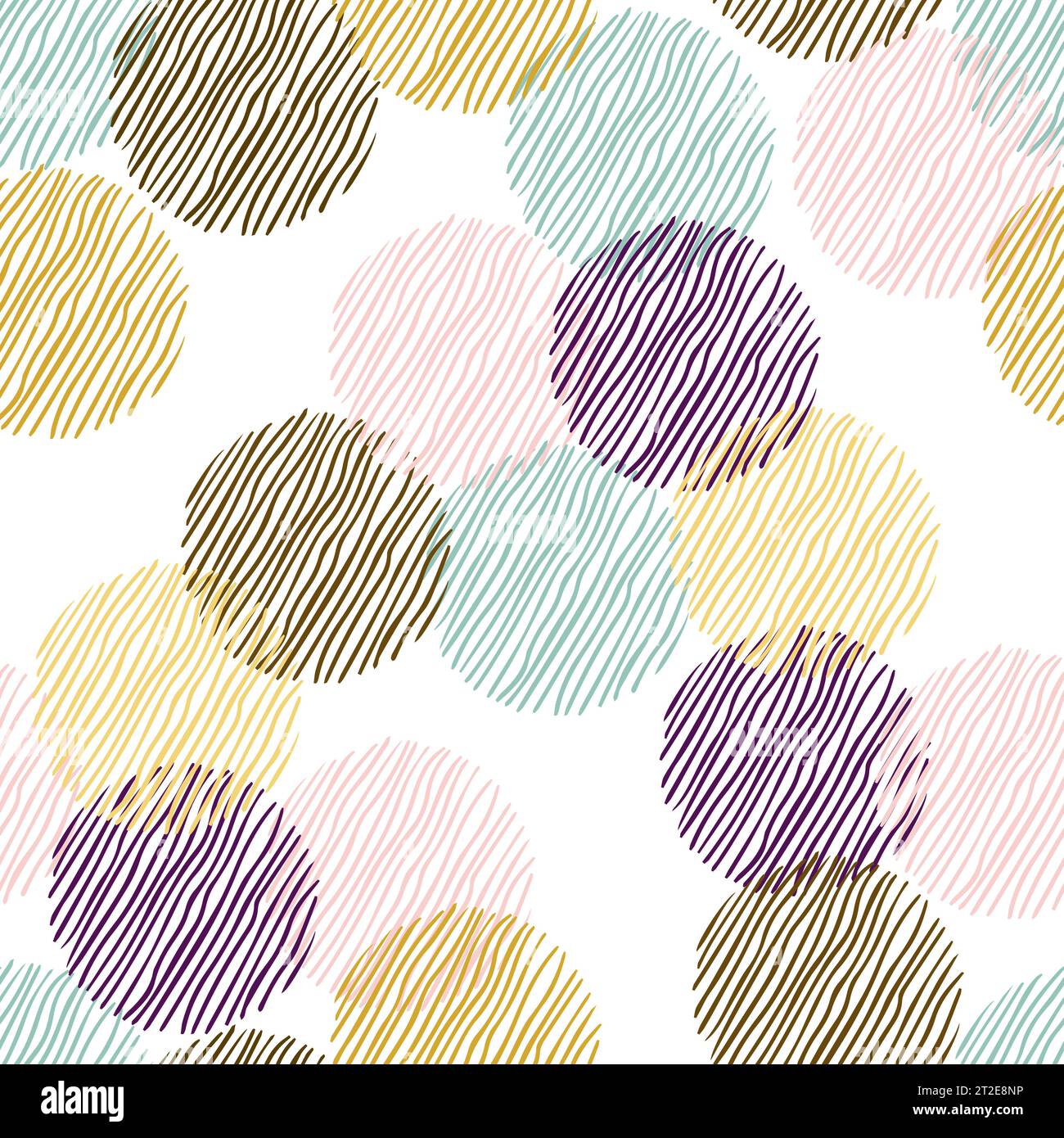 Seamless pattern abstract background with circles and stripes.Vector ...