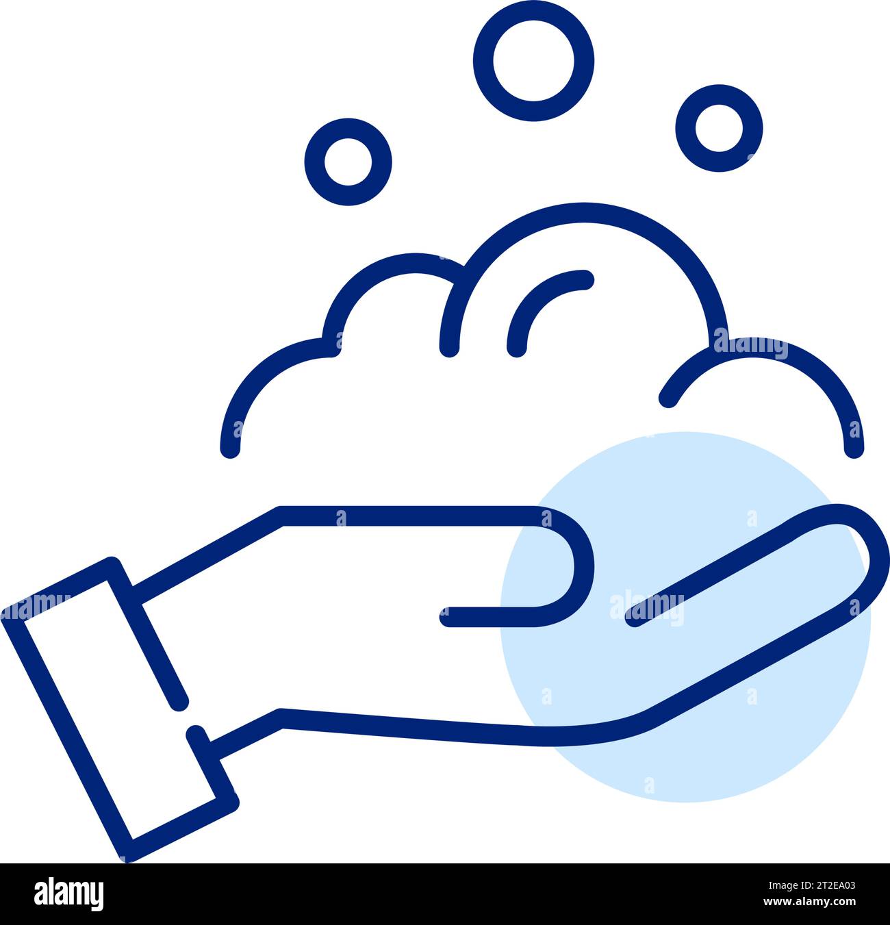 Washing hands with soap lather. Hygiene and cleanliness. Pixel perfect ...