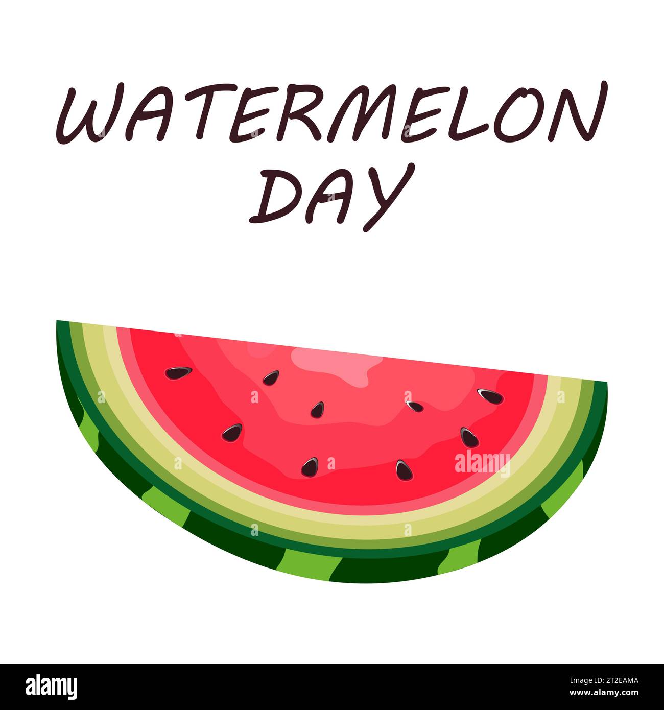 National watermelon day.Vector icon. Summer beach vector banner design ...