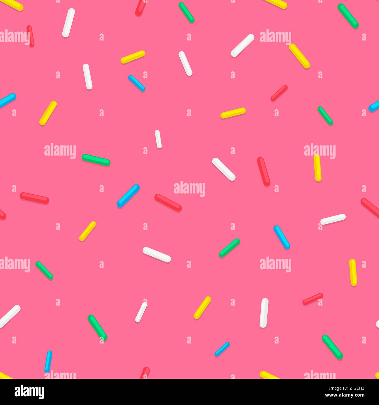 Donut candy sprinkles seamless pattern background of sweet glaze ...