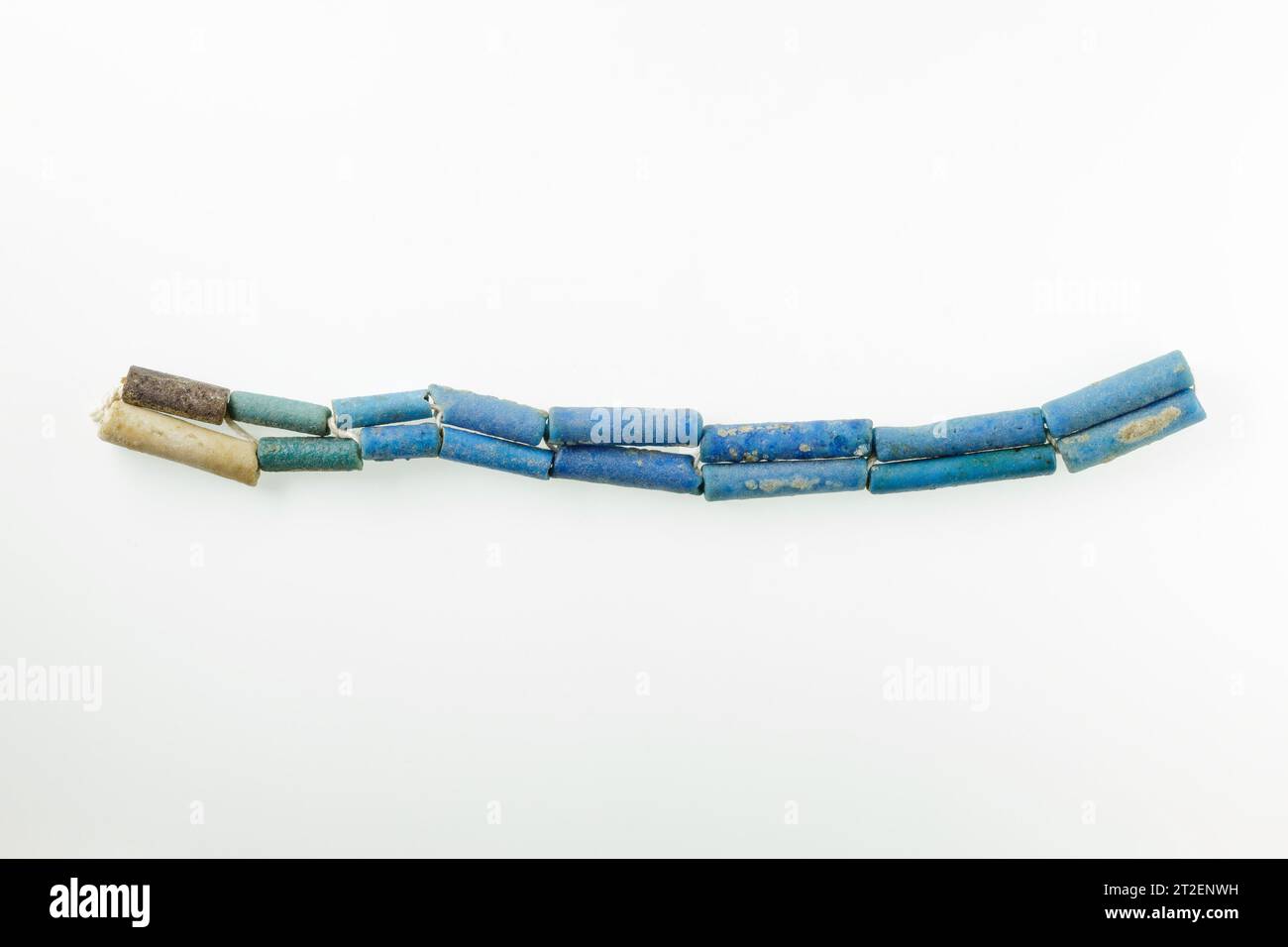 Bead bracelet or anklet Middle Kingdom ca. 2060–2010 B.C. View more. Bead bracelet or anklet. ca. 2060–2010 B.C.. Faience. Middle Kingdom. From Egypt, Upper Egypt, Thebes, Deir el-Bahri, Temple of Mentuhotep II, North Triangular Court, Pit 29, MMA excavations, 1922–23. Dynasty 11 Stock Photo