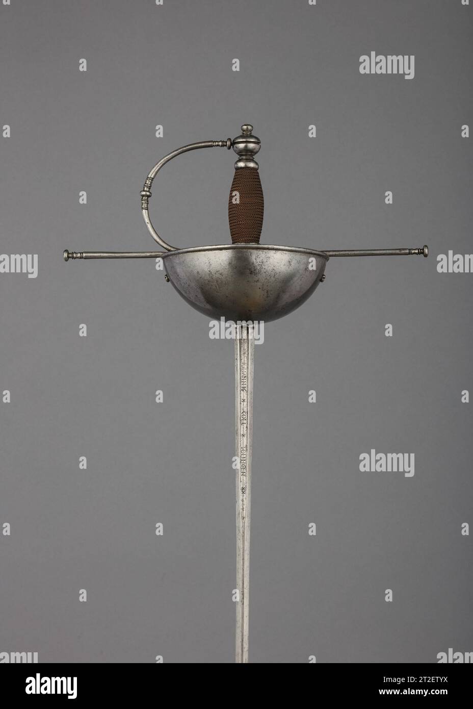 Cup Hilted Rapier Hilt Spanish Blade German Ca 1650 The Rapier Was