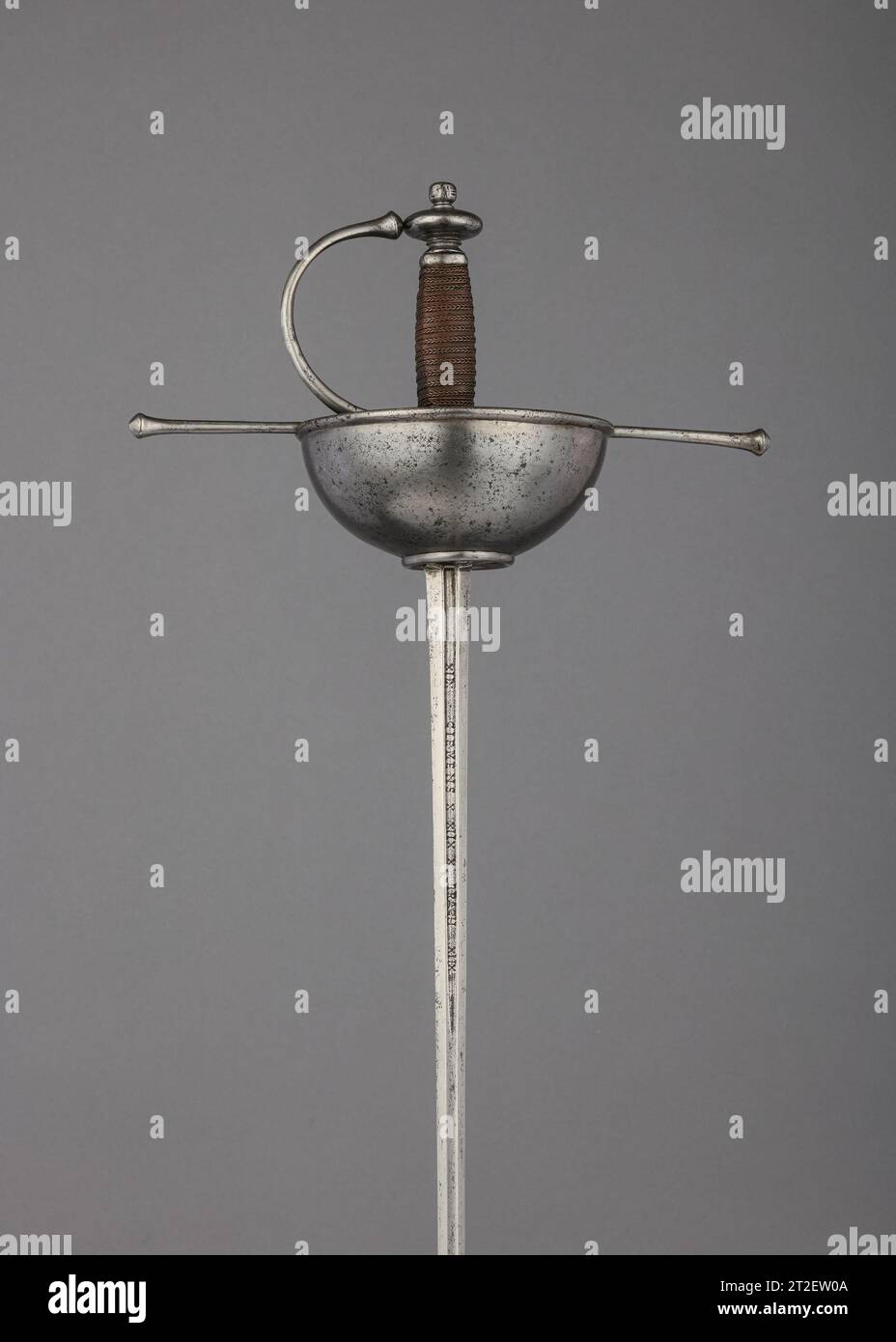CupHilted Rapier hilt, Spanish; blade, German ca. 1675 The rapier was