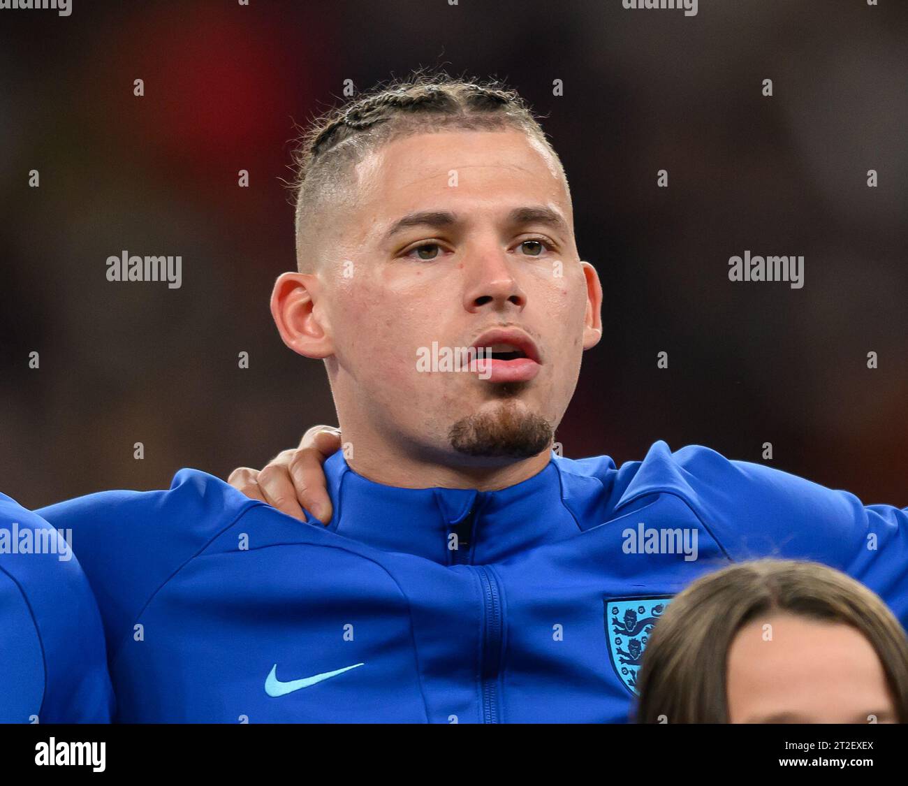 17 Oct 2023 - England v Italy - Euro 2024 Qualifier - Wembley Stadium.  England's Kalvin Phillips before the match against Italy. Picture : Mark Pain / Alamy Live News Stock Photo