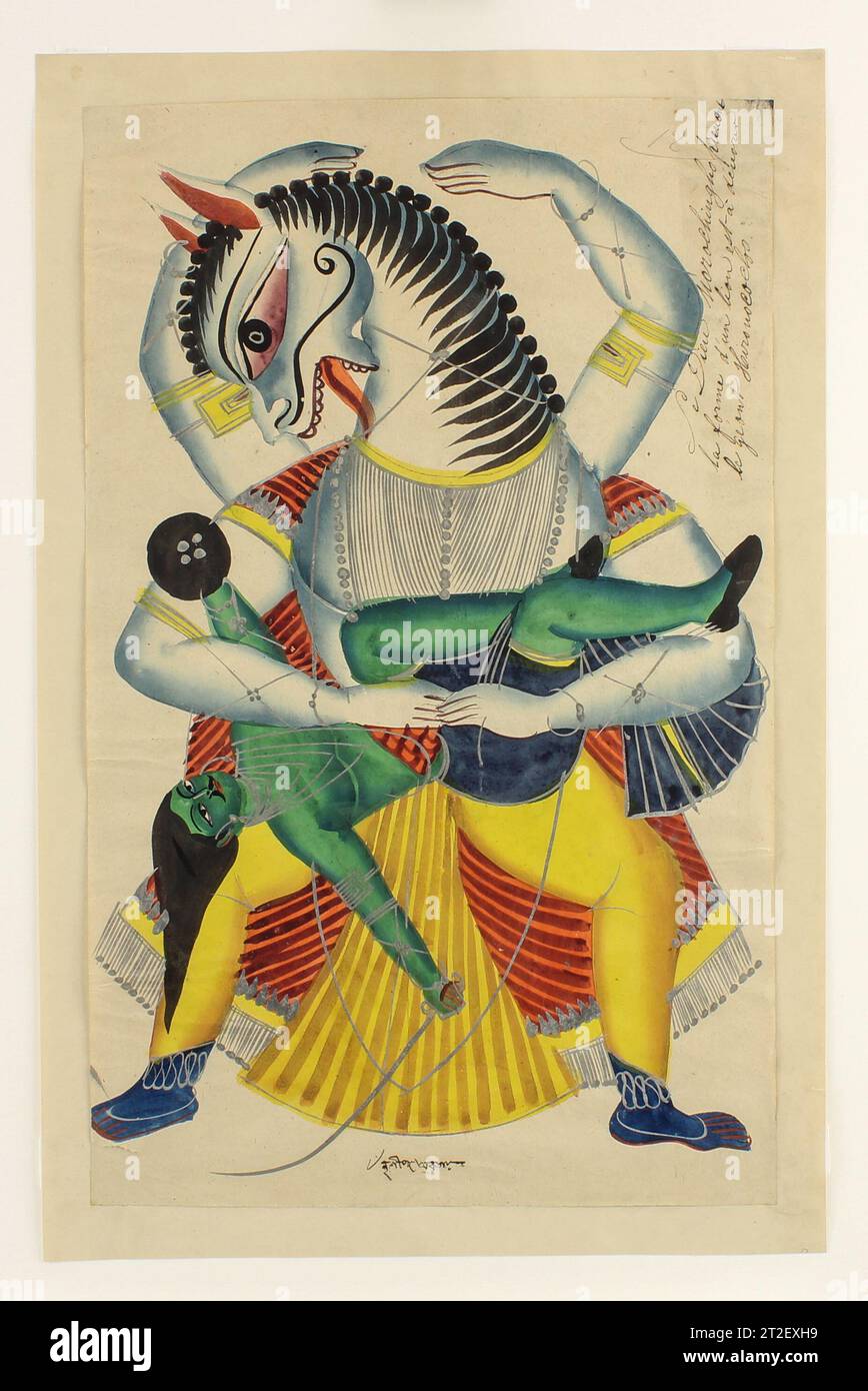 The avatar Narasimha Unidentified artist ca. 1870s These four robustly ...