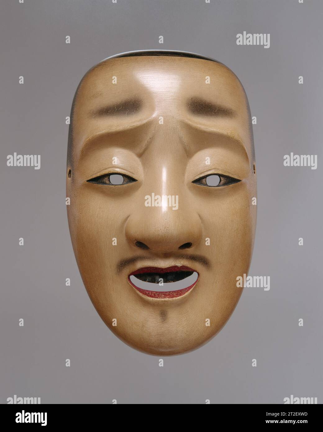 Ch?j? Noh Mask Genkyu Michinaga Japanese 18th century The Ch?j? mask portrays Heian-period poet and nobleman Ariwara no Narihira (Zai Go-ch?j?, 825–880). The expression represents that of an elegant, graceful aristocrat; however, the furrow on his forehead expresses grief. The mask could be worn for the role of a handsome young nobleman or that of an aristocratic warrior of the Heike clan who dies on the battlefield. View more. Ch?j? Noh Mask. Genkyu Michinaga (Japanese, active second half of the 17th century). Japan. 18th century. Cypress wood with white, black, and red pigments. Edo period ( Stock Photo