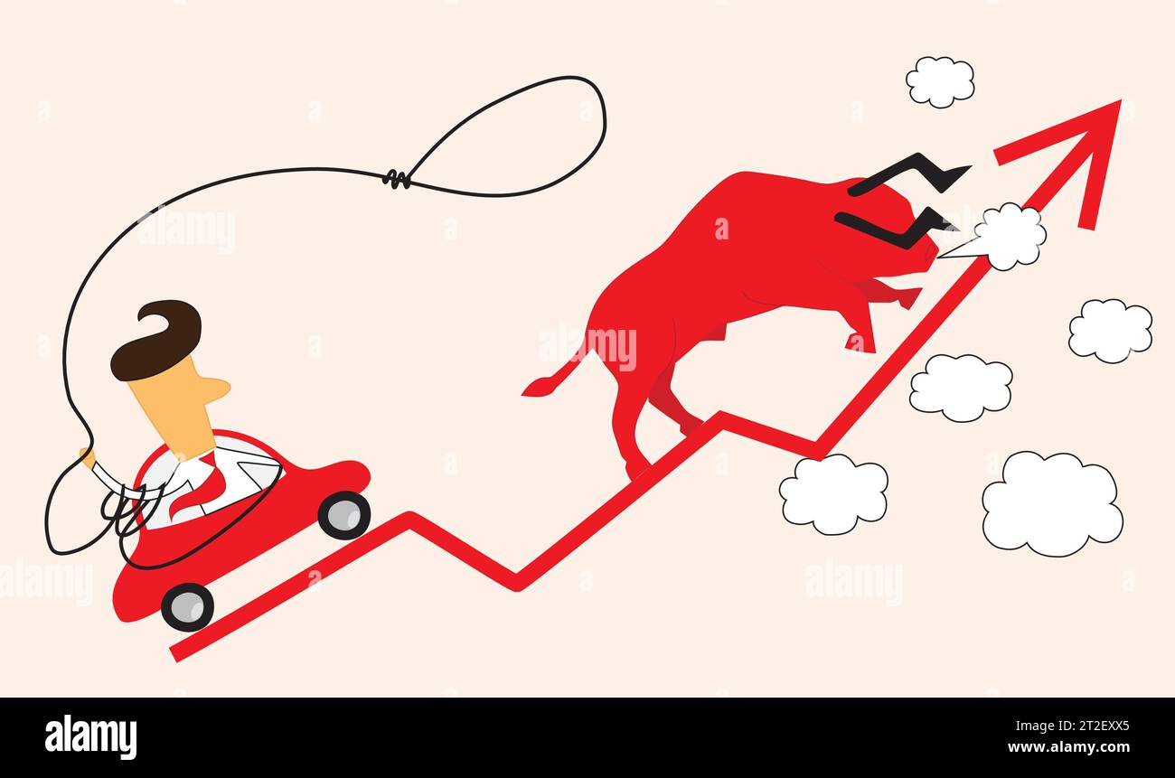 Bull catching Stock Vector Images - Alamy